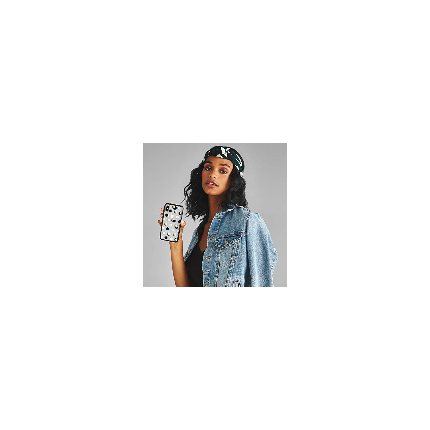 Case-Mate - iPhone Xs Max Case - Wallpapers - iPhone 6.5 - Black Metallic Dot