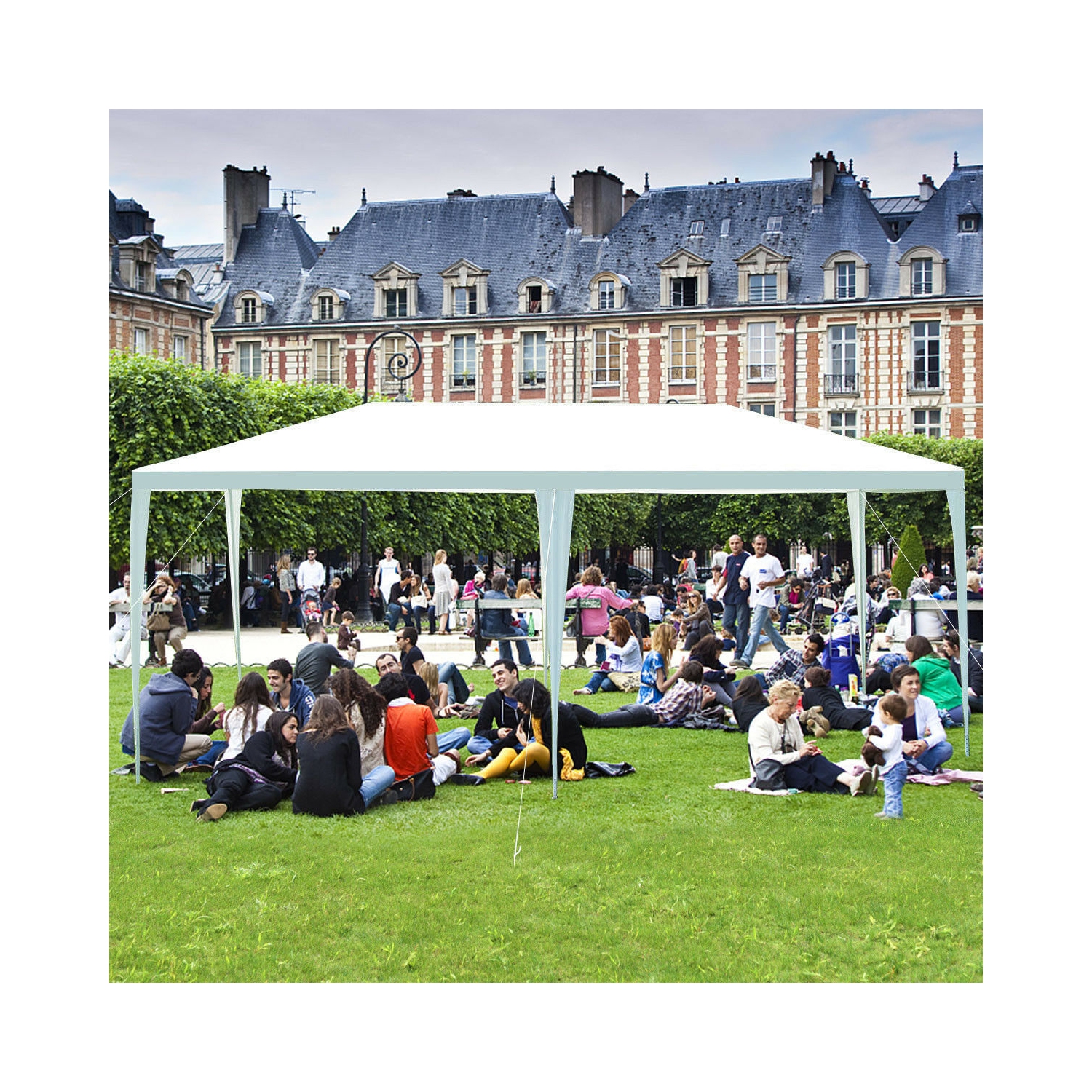 Costway 10'x20'Canopy Party Wedding Tent Heavy Duty Gazebo Pavilion Cater Event Outdoor