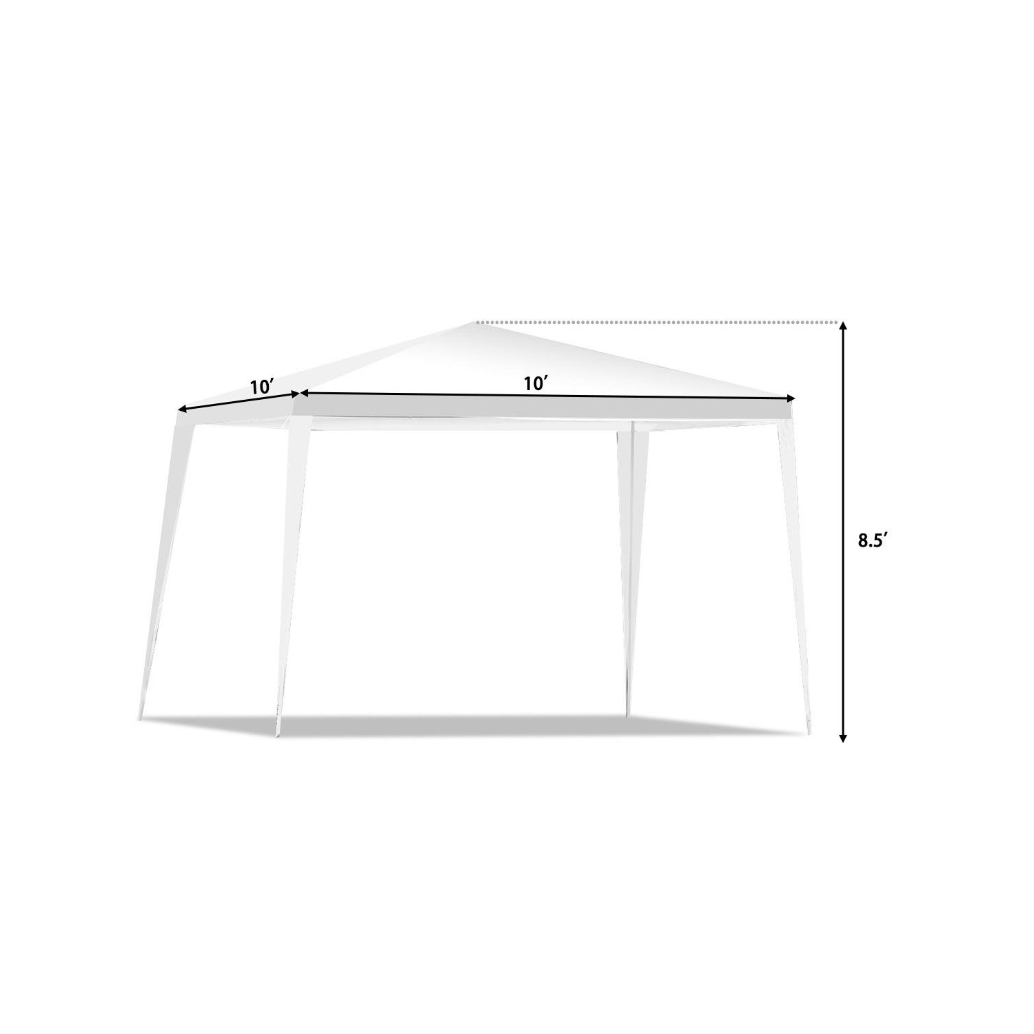 Tonnelle de Jardin de 10’x 10’ pour Mariages, Fêtes, Auvent Gazebo Robuste