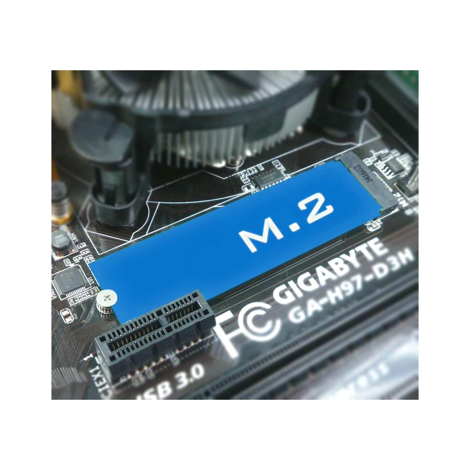 Connecteurs micro M.2 SSD vis de montage pour cartes mères Gigabyte et MSI  (L02-M2G-KIT)