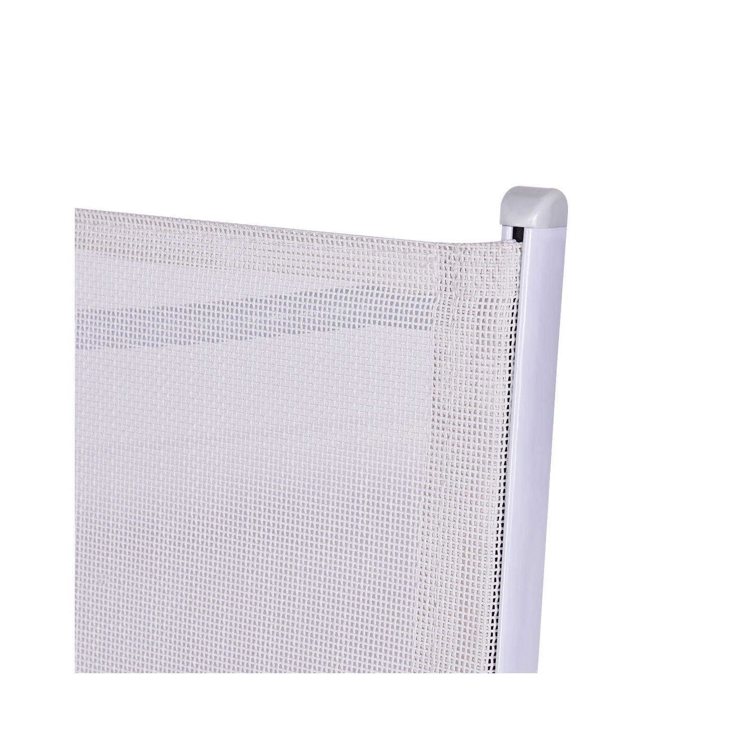 Costway 3pcs Folding Bistro Table Chairs Set Garden Backyard Patio Furniture White