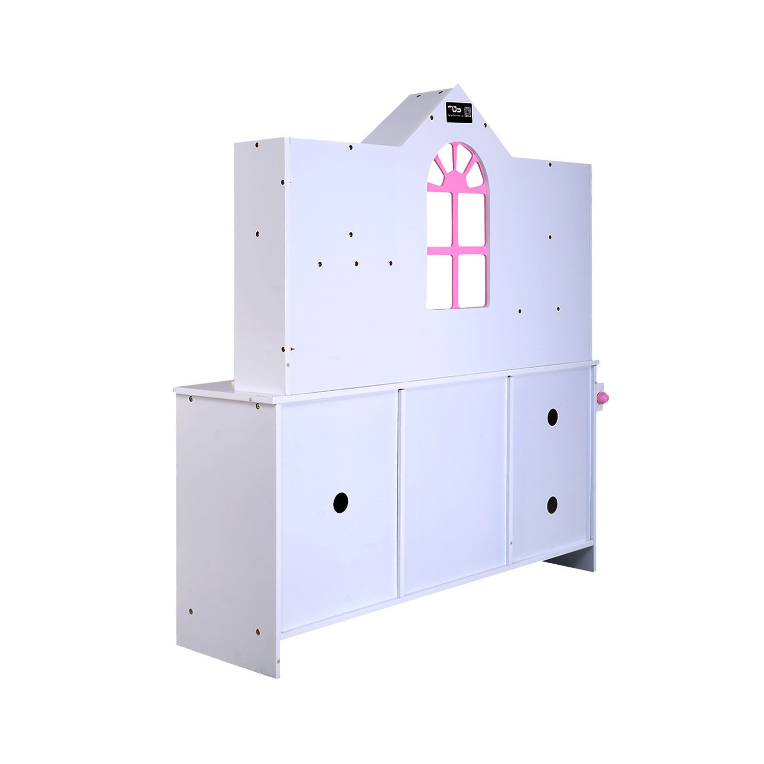 Costway Kids Wood Kitchen Toy Cooking Pretend Play Set Toddler Wooden Playset