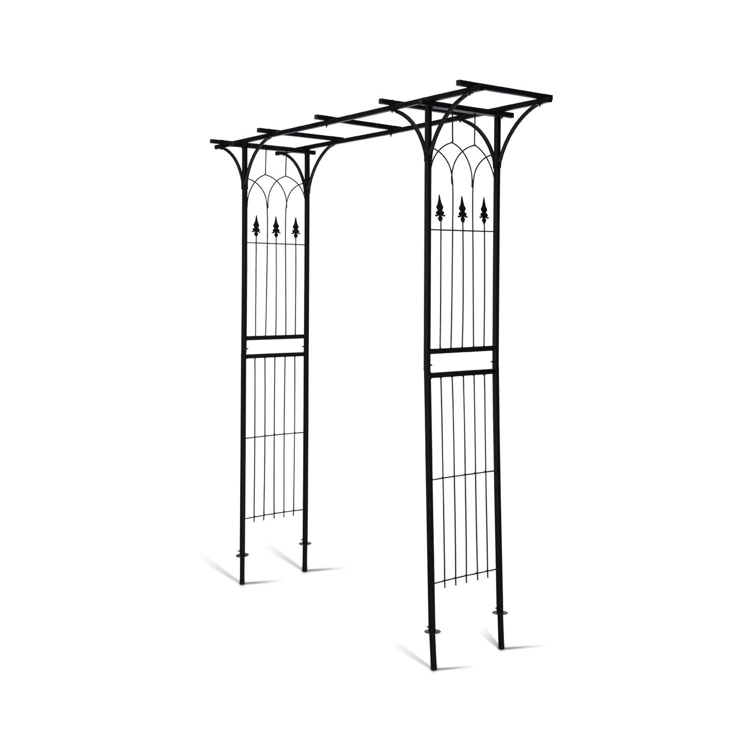 Jardin mariage Rose Arche Pergola fleurs d’arche plantes grimpantes treillis métallique