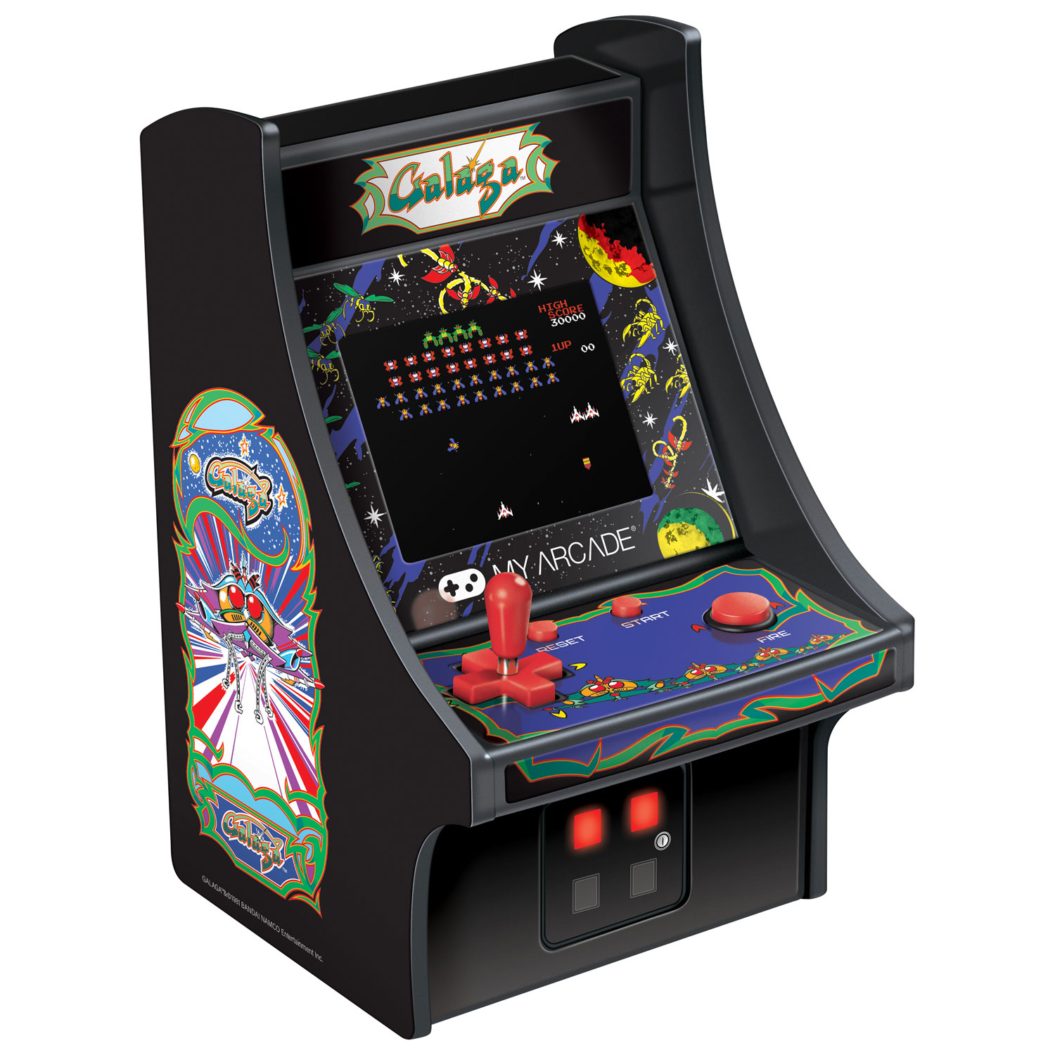 my arcade galaga micro player