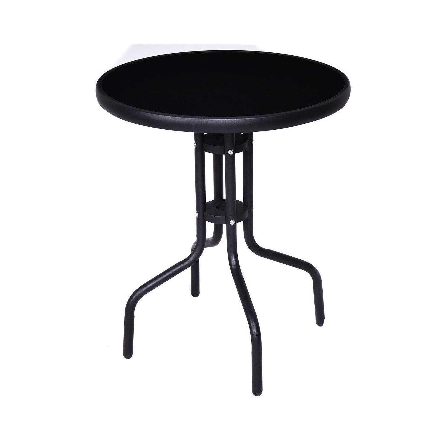 Gymax Ensemble de Chaises Pliables & Table de Jardin Mobilier d’extérieur pourTerrasse Patio