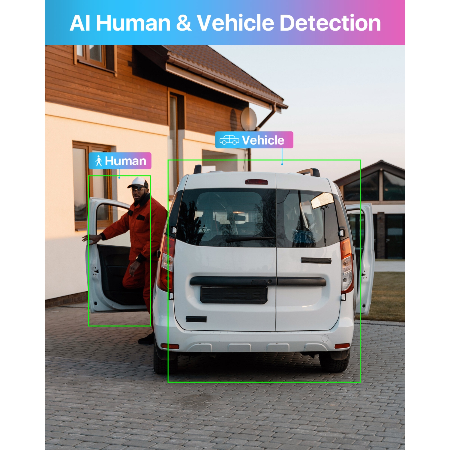 ZOSI H.265+ 8CH 5MP Lite DVR Home Security Camera System with 1TB HDD, 4pcs 2MP Dome Outdoor Surveillance Cameras, 80ft Night Vision, Motion