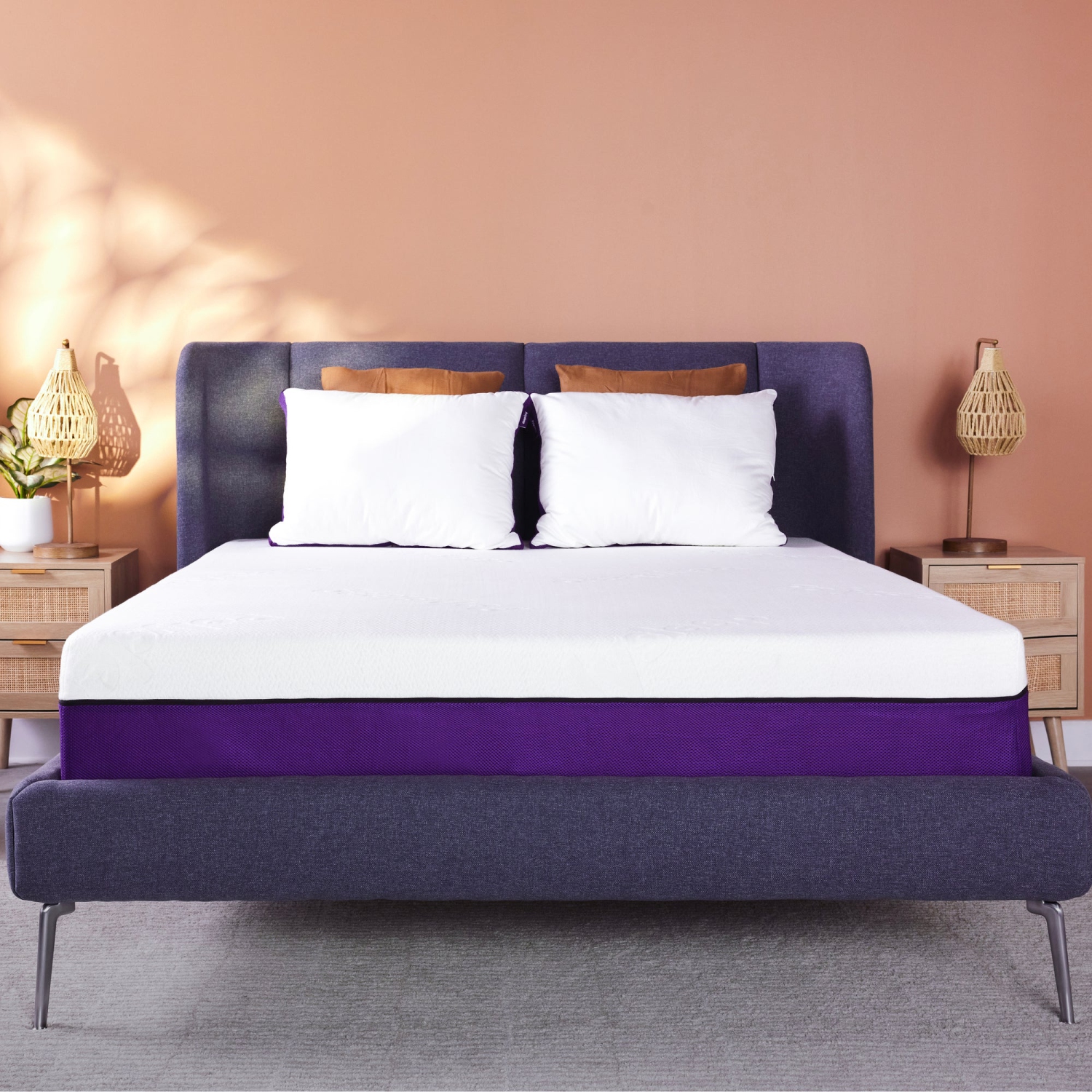 Polysleep Matelas en Mousse Mémoire Antimicrobienne – Housse Respirante et Hydrofuge - 100% Fabriqué au Canada, Lit Hybride de Qualité Supérieure -