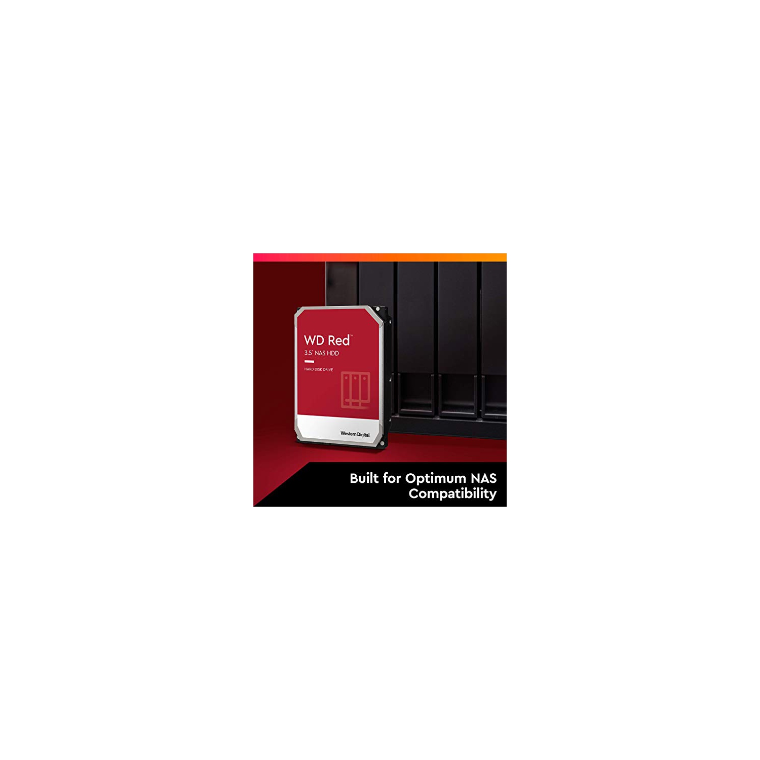 WD 6TB Red NAS Internal Hard Drive - 5400 RPM Class, SATA 6 Gb/s