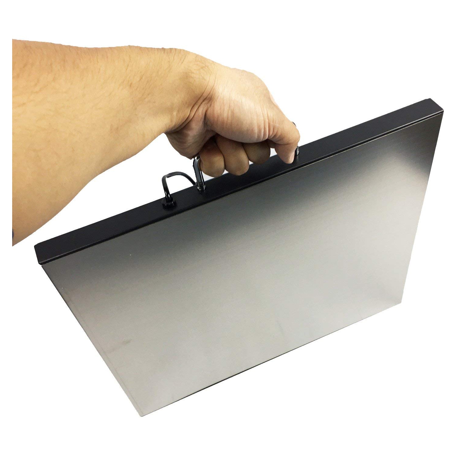 400 Pound Capacity Large Platform Shipping Scale Digital Stainless Steel Postal Floor Bench, for Office Home