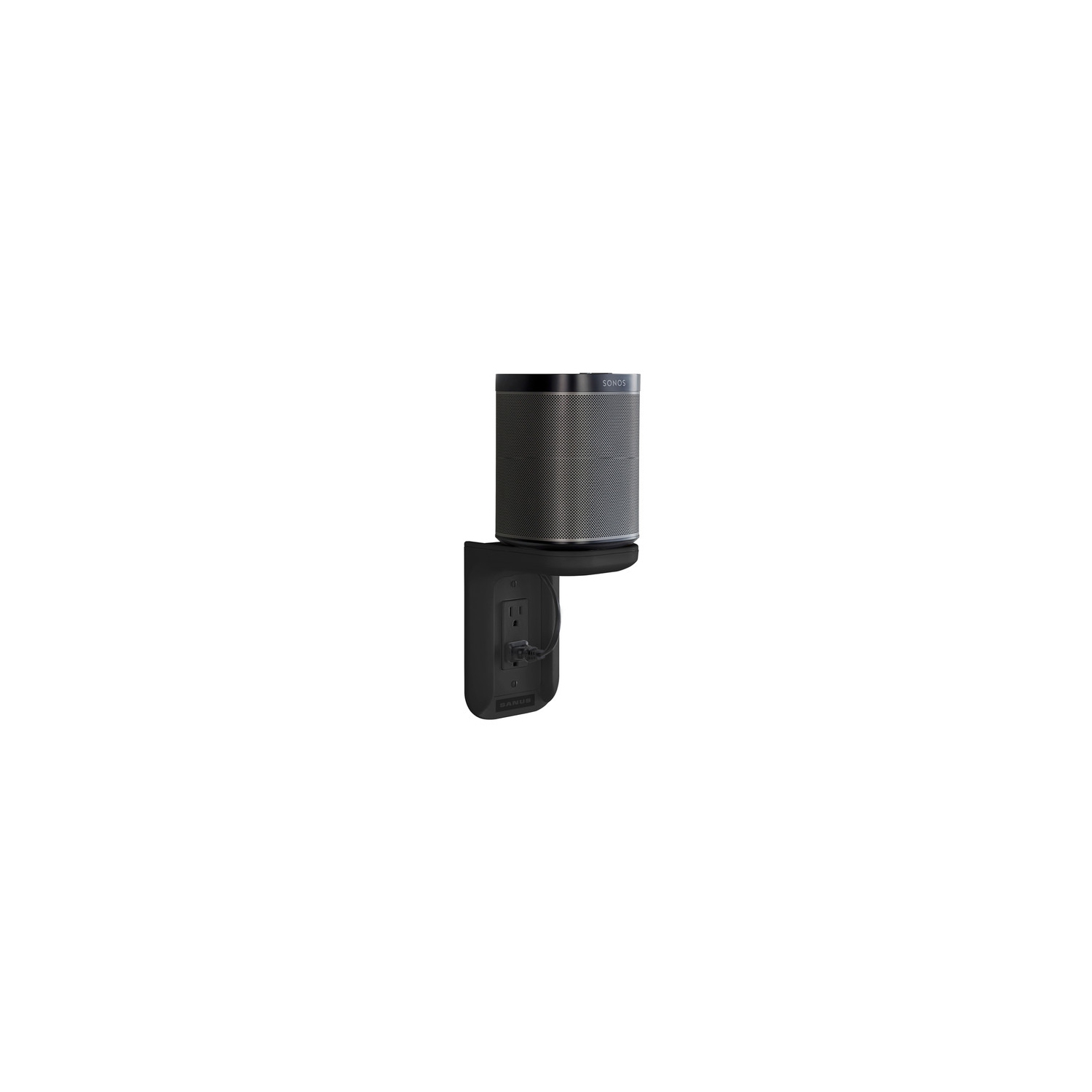 Sanus WSOS1-B1 Outlet Etagère pour Sonos One & PLAY: 1 - Noir, Simple