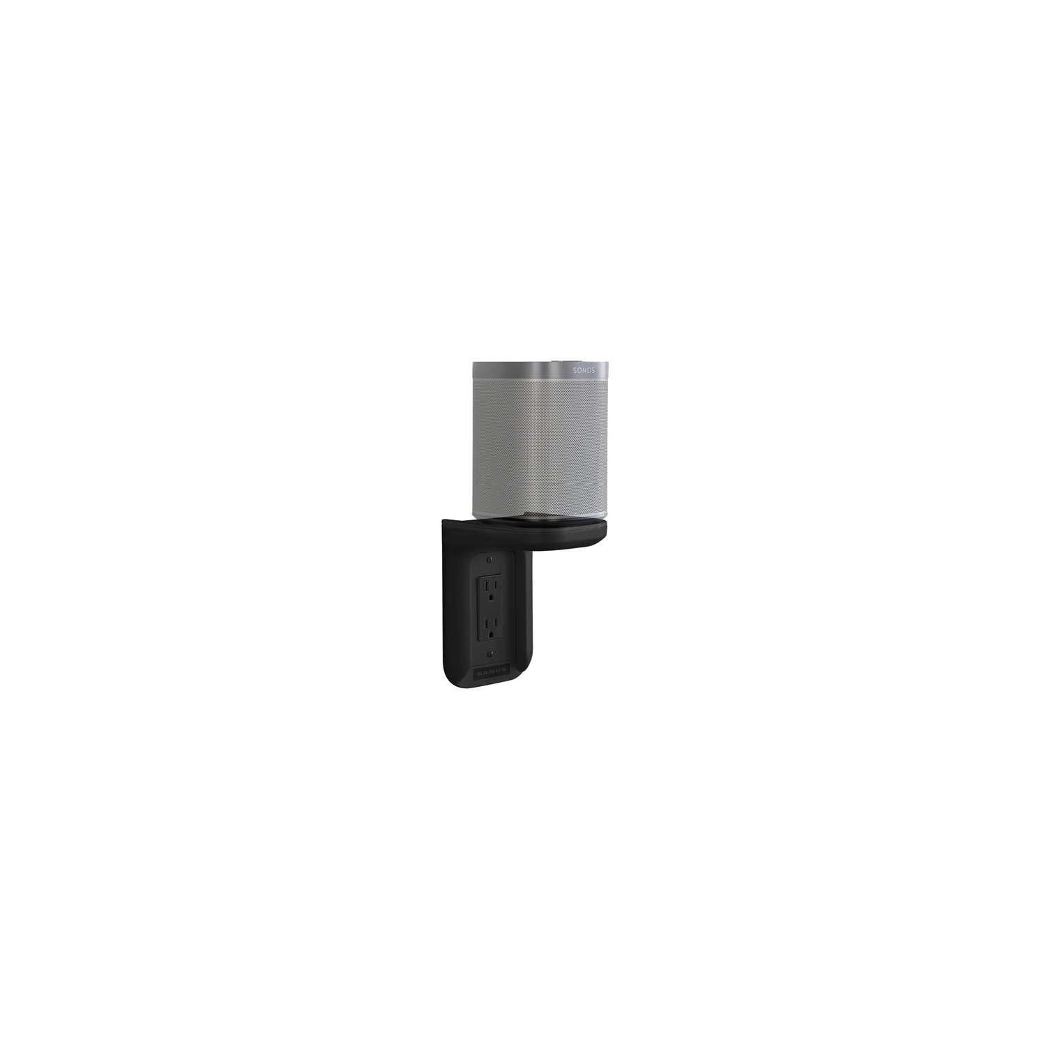 Sanus WSOS1-B1 Outlet Etagère pour Sonos One & PLAY: 1 - Noir, Simple