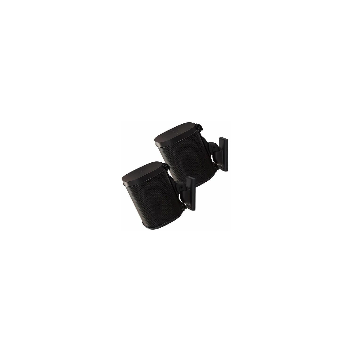 Support mural pour haut-parleur réglable Sanus WSWM22-W1 pour Sonos One Play: 1 Play: 3 - Paire / Blanc