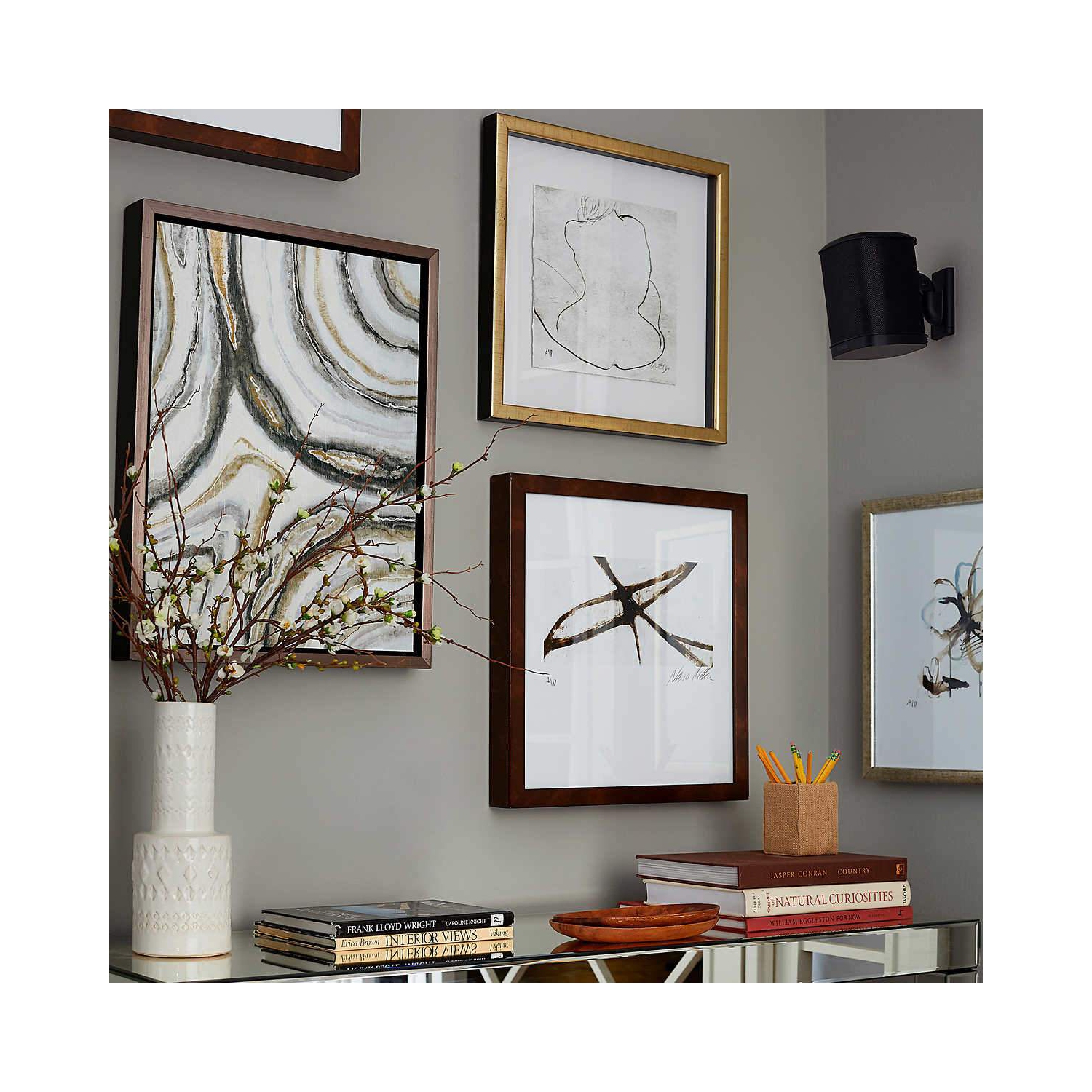 Support mural pour haut-parleur réglable Sanus WSWM22-W1 pour Sonos One Play: 1 Play: 3 - Paire / Blanc