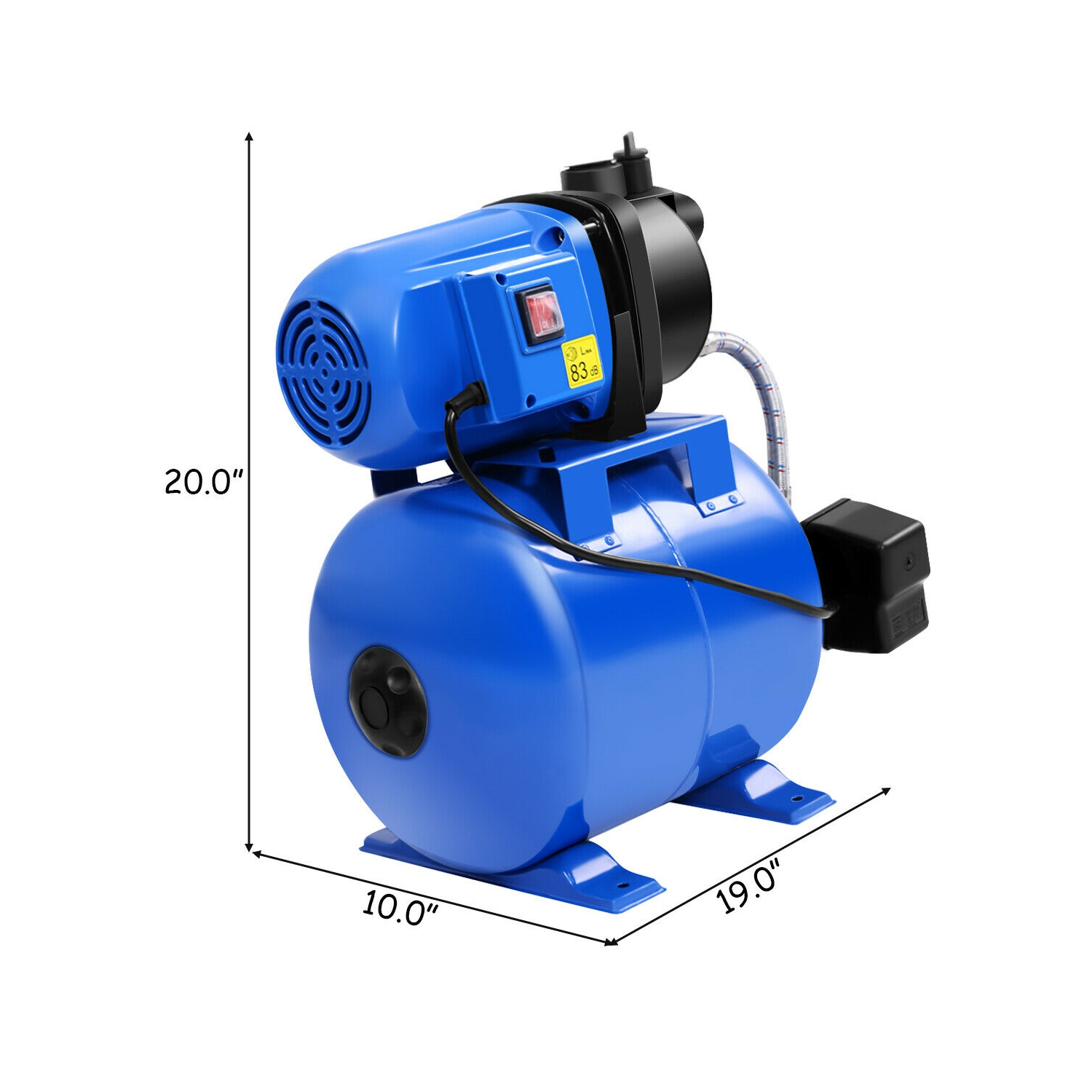 Gymax 1200W Garden Water Pump Shallow Well Pressurized