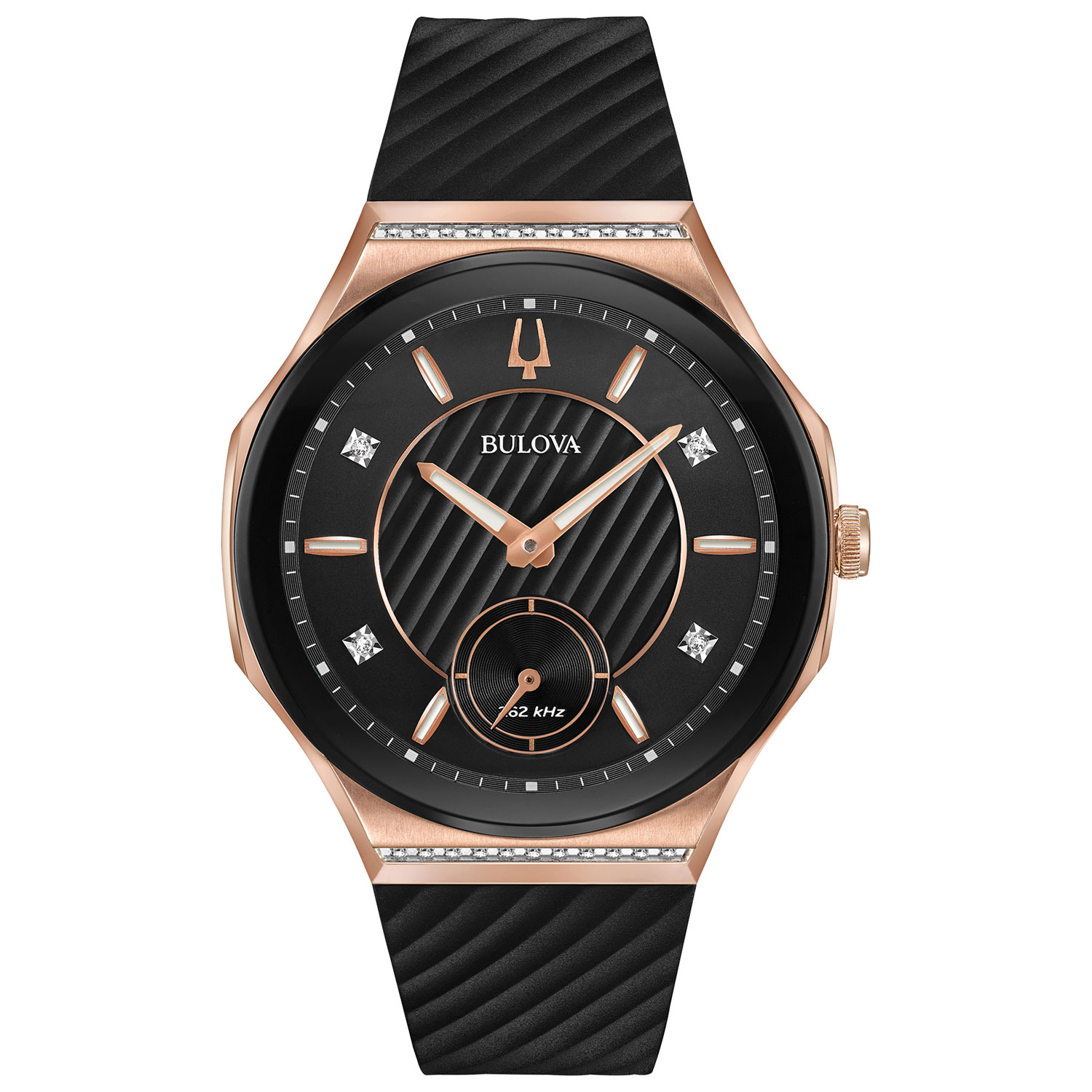 bulova curv rose gold