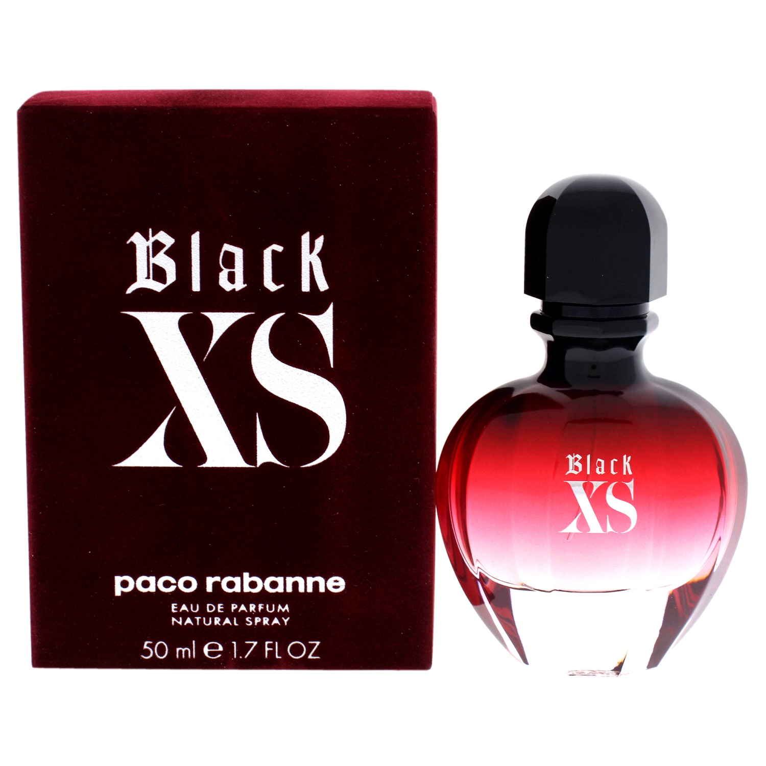 Black XS par Paco Rabanne Eau De Parfum Vaporisateur 1.7 oz