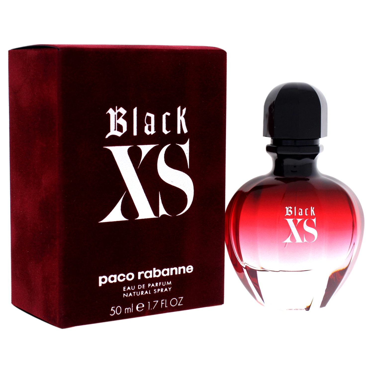 Black XS par Paco Rabanne Eau De Parfum Vaporisateur 1.7 oz