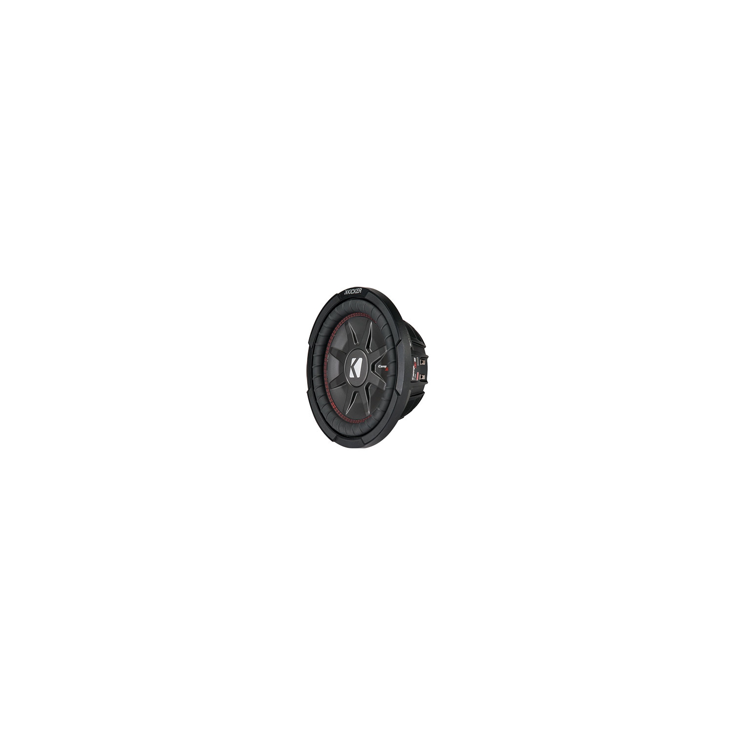 Kicker CWRT102 CompRT 10" Shallow Subwoofer Dual Voice Coil 2-Ohm