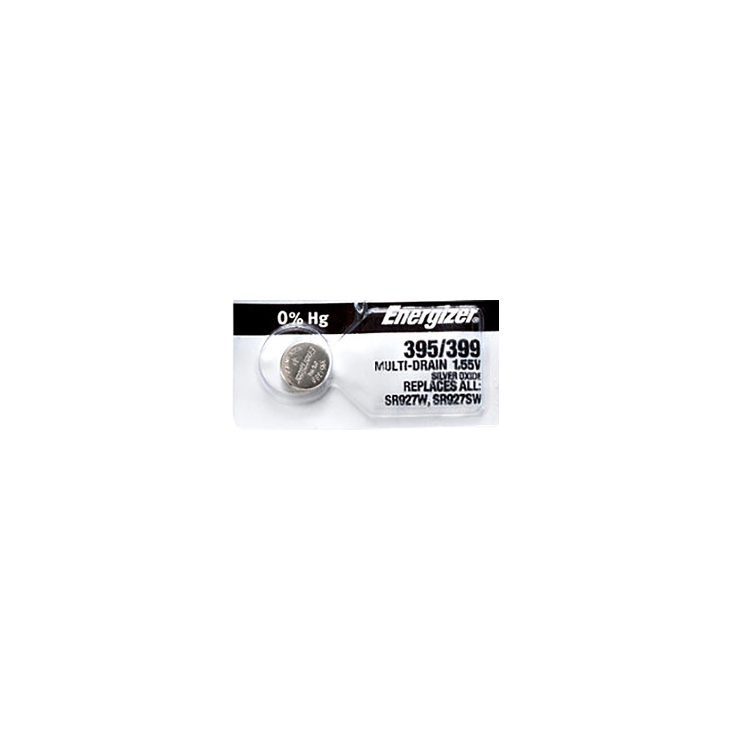 1 x Energizer 395 Watch Batteries, SR927SW or 399 Battery