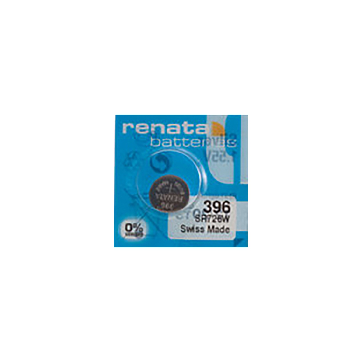 1 x Renata 396 Watch Batteries, SR726W Battery