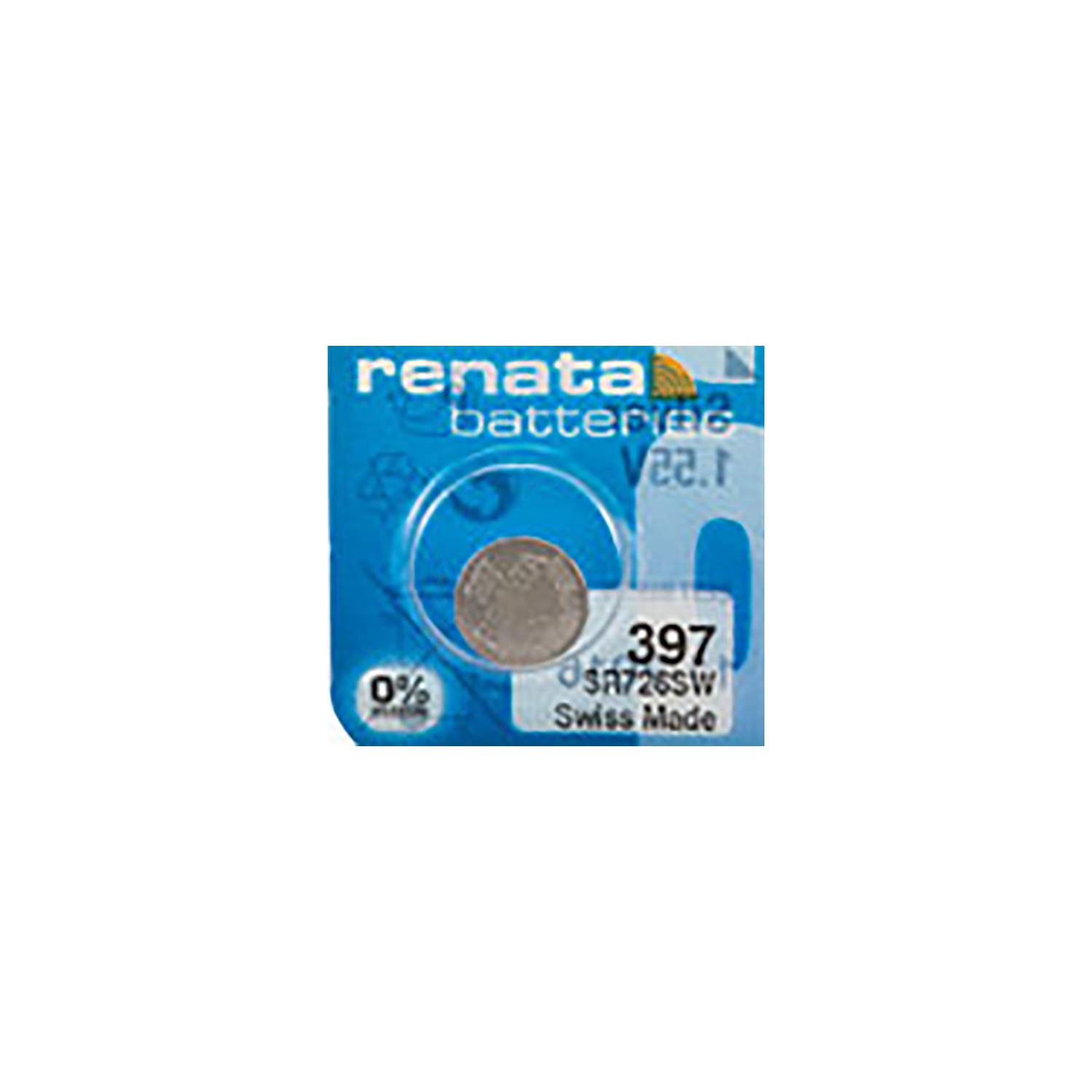 1 x Renata 397 Watch Batteries, SR726SW Battery