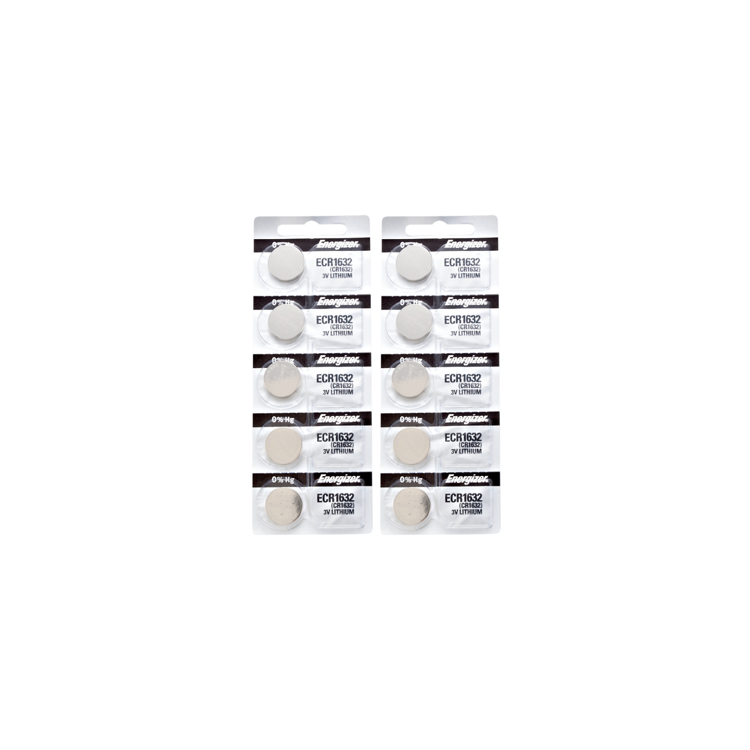 10 x Energizer CR1632 Batteries, Lithium Battery 1632
