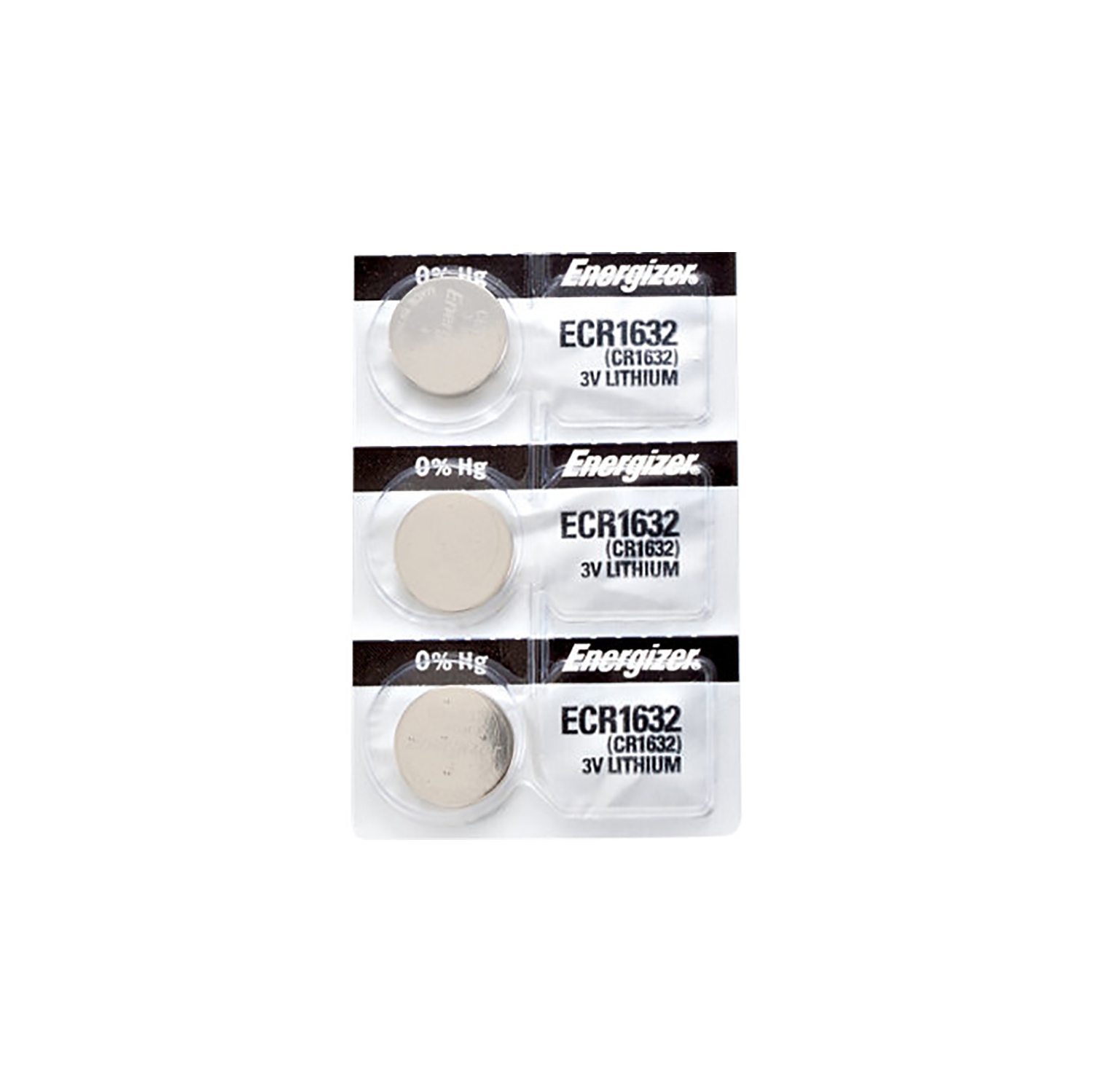 3 x Energizer CR1632 Batteries, Lithium Battery 1632