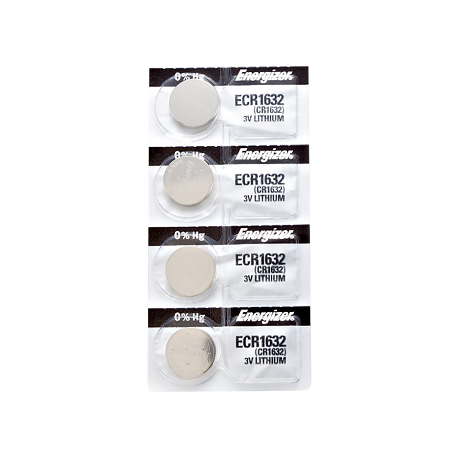 4 x Energizer CR1632 Batteries, Lithium Battery 1632