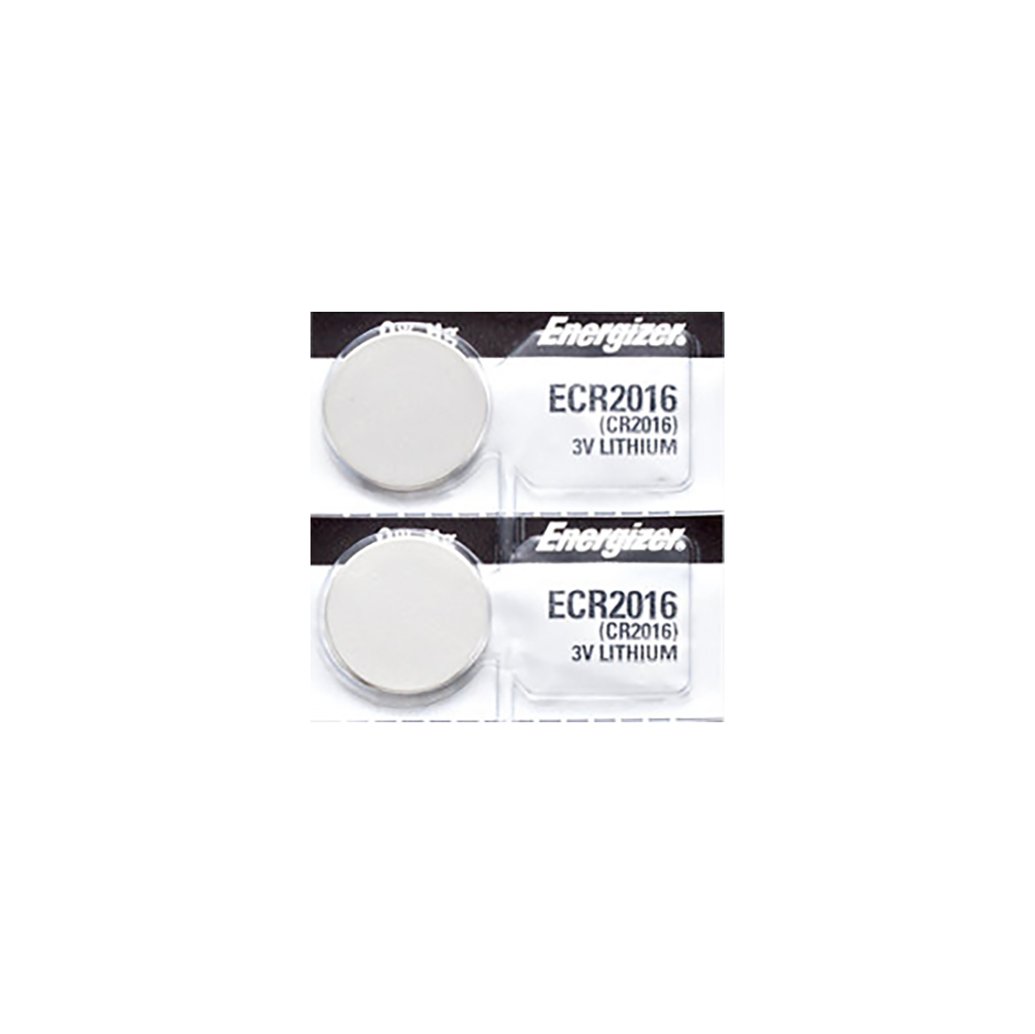 2 x Energizer CR2016 Batteries, Lithium Battery 2016