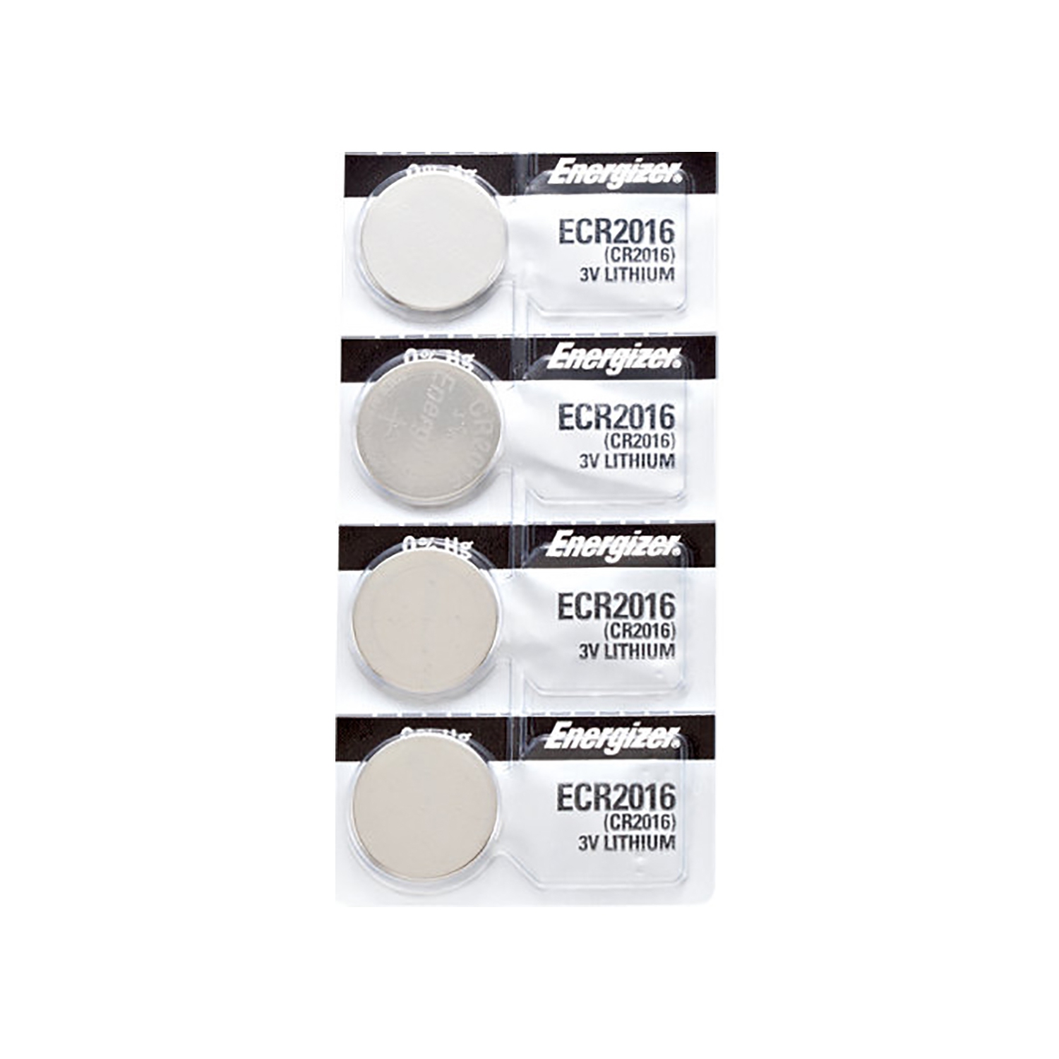 4 x Energizer CR2016 Batteries, Lithium Battery 2016