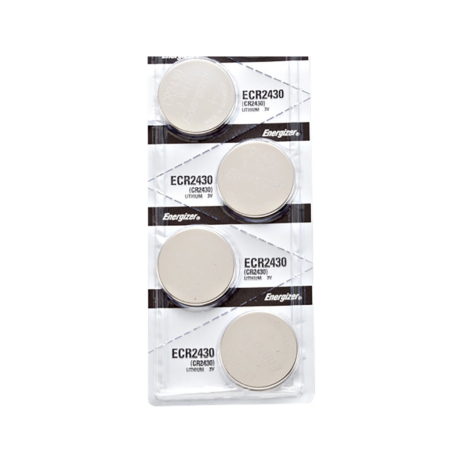 4 piles Energizer CR2430, pile au lithium 2430