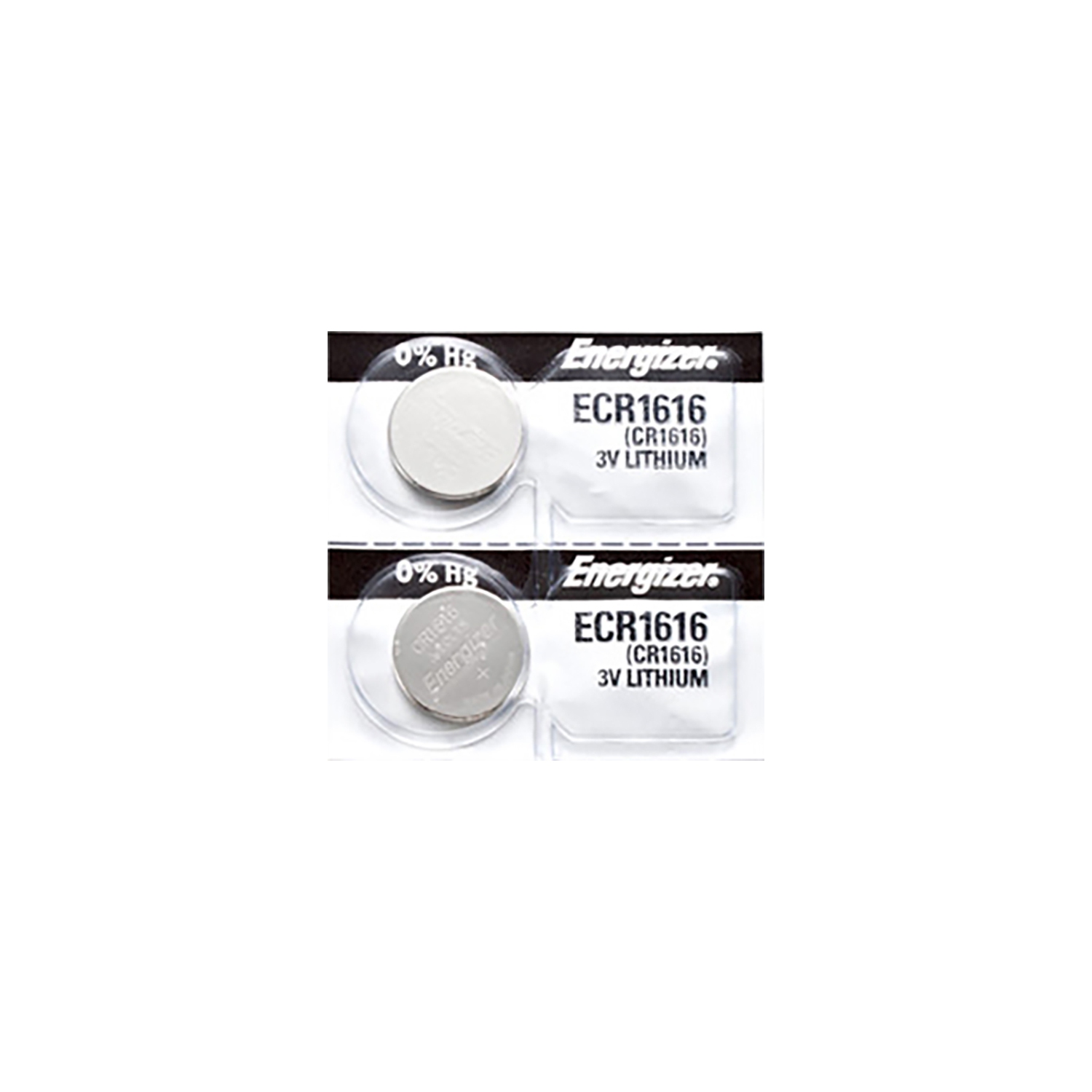 2 piles Energizer CR1616, pile au lithium 1616