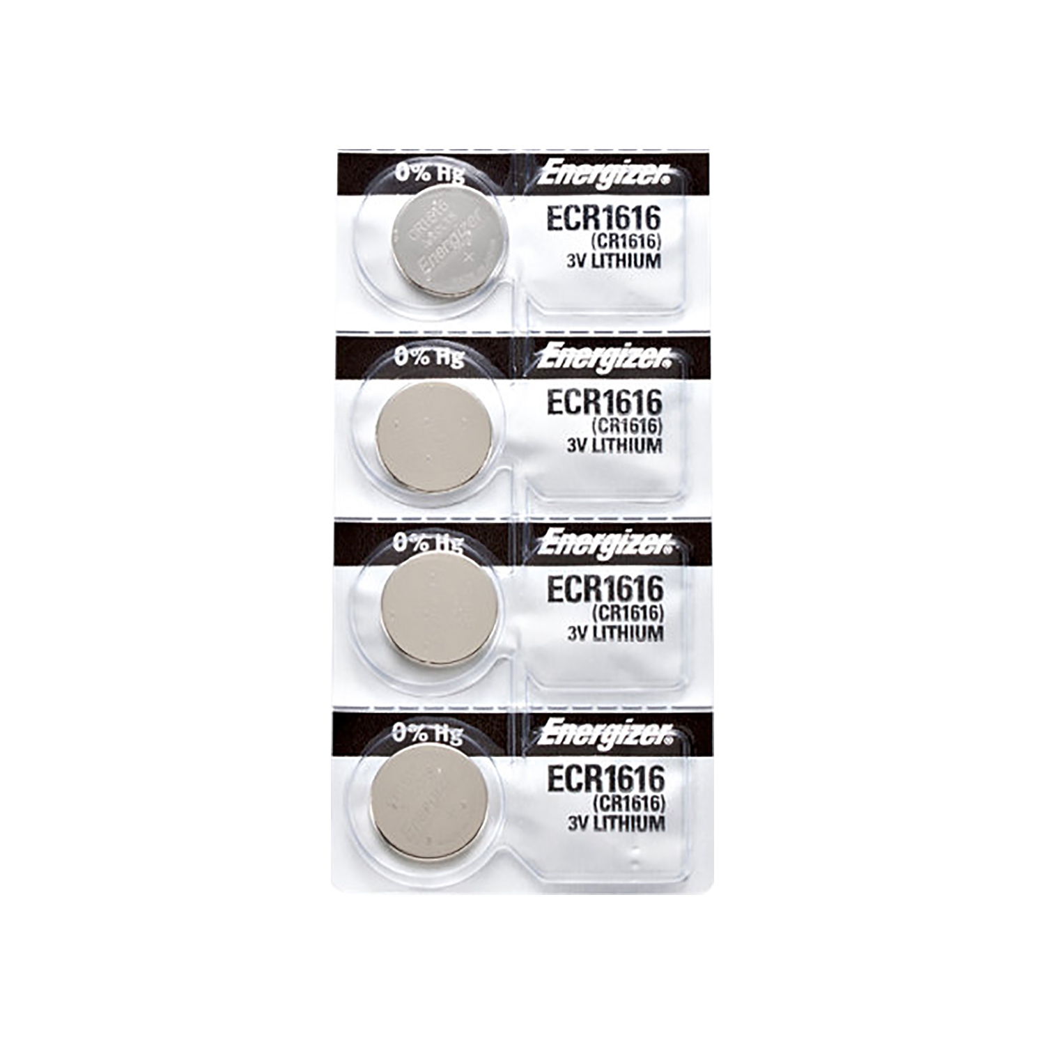 4 piles CR1616 d'Energizer, pile au lithium 1616