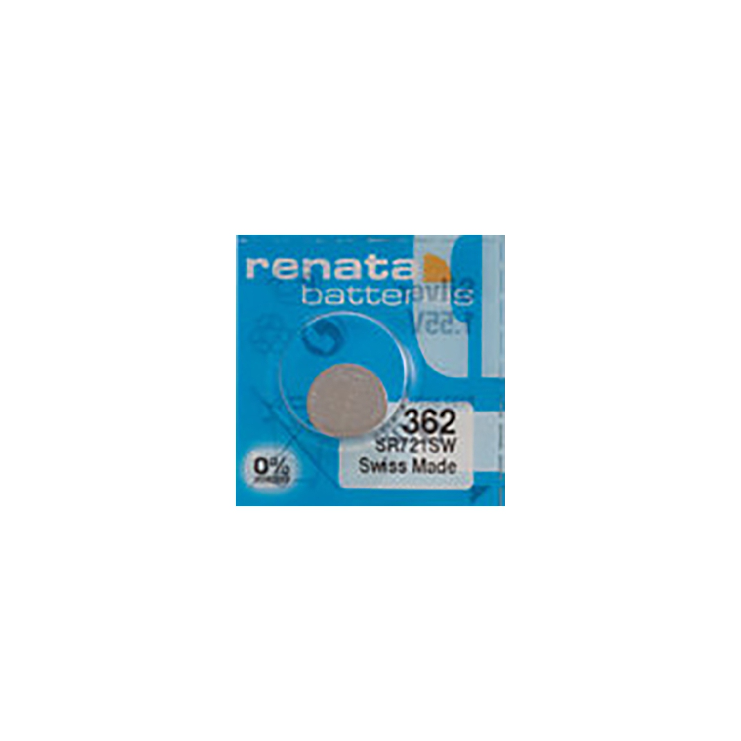 1 x Renata 362 Watch Batteries, SR721SW Battery
