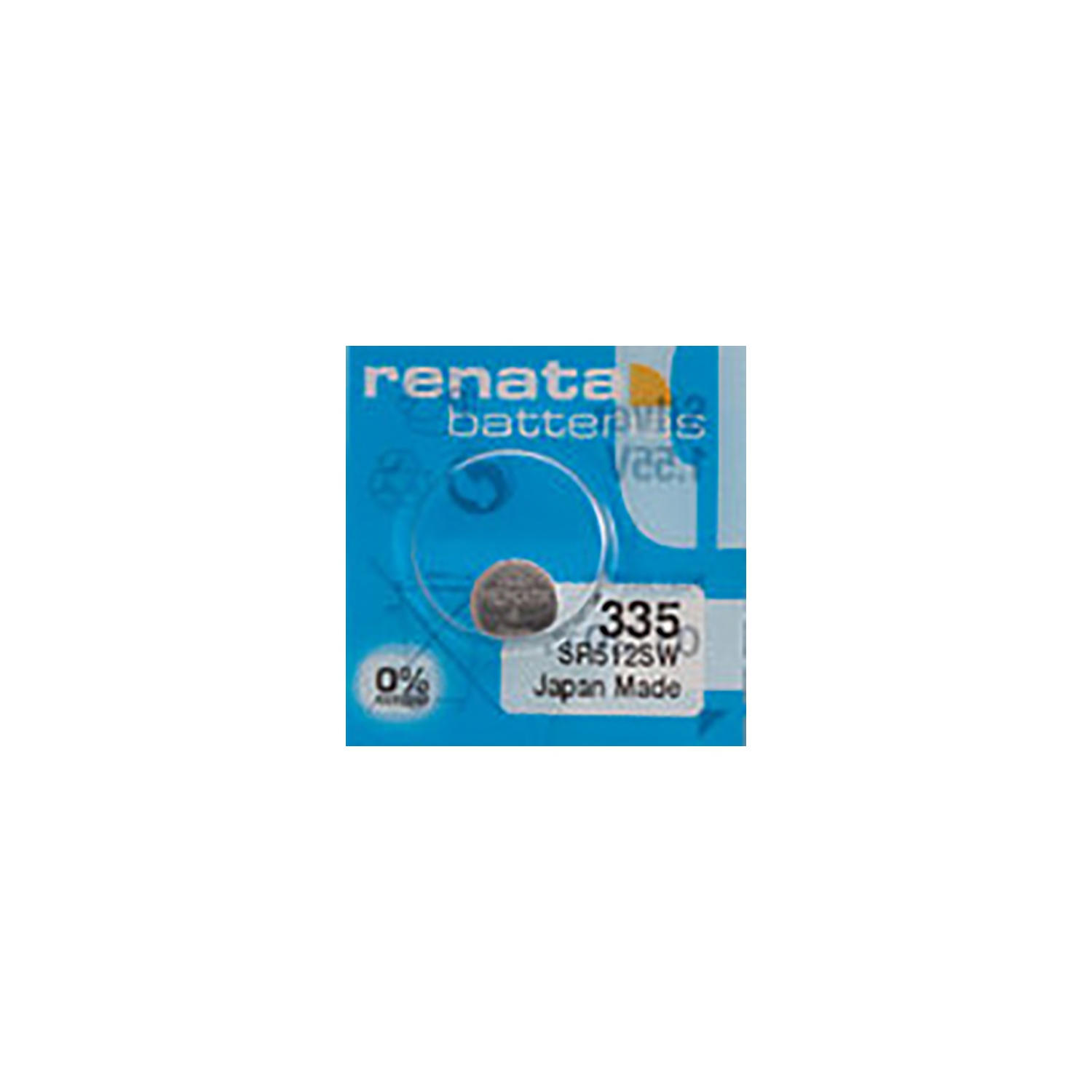 1 x Renata 335 Watch Batteries, SR512SW Battery