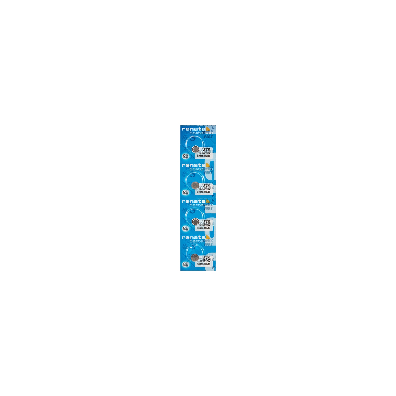 4 x Renata 379 Watch Batteries, SR521SW Battery
