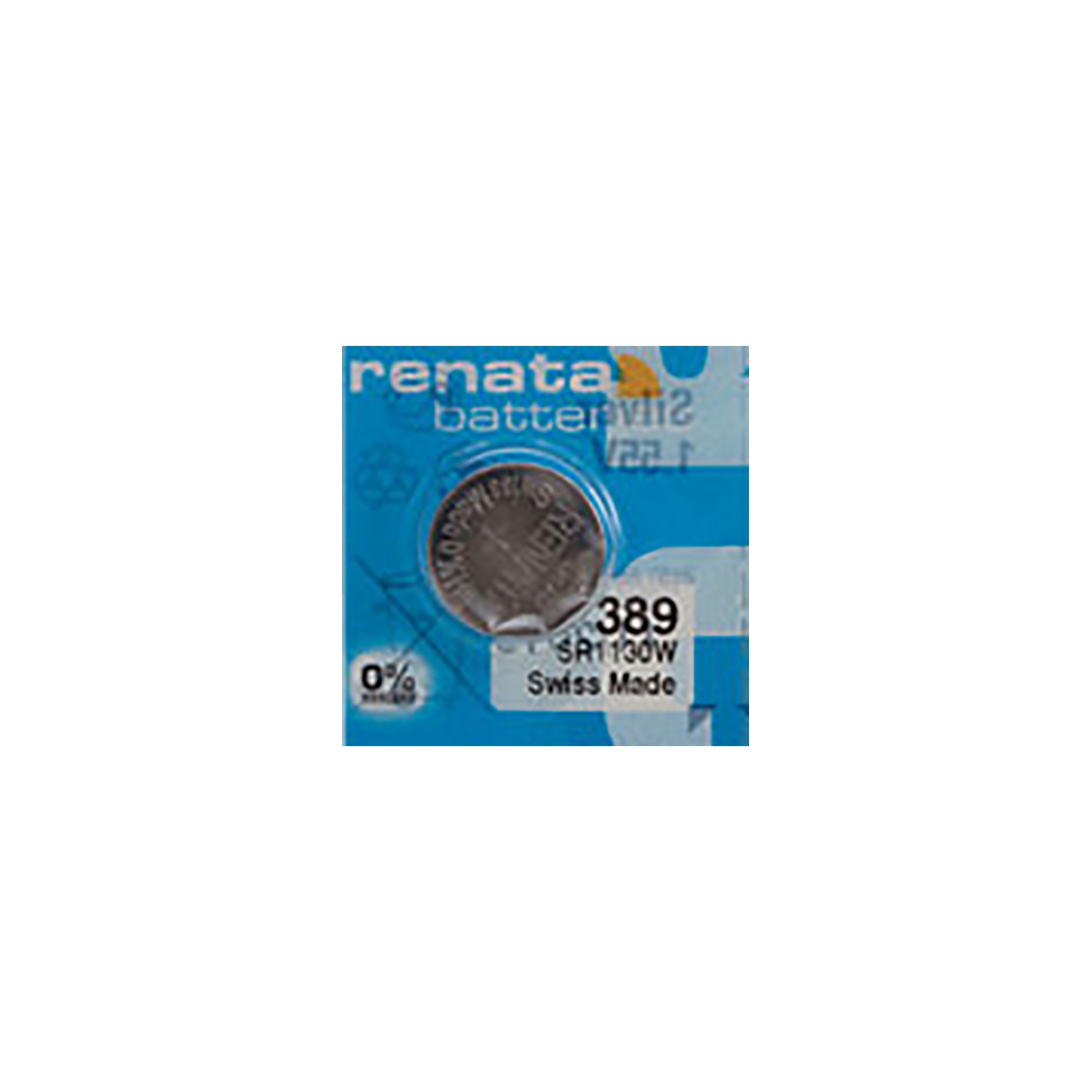 1 x Renata 389 Watch Batteries, SR1130W Battery