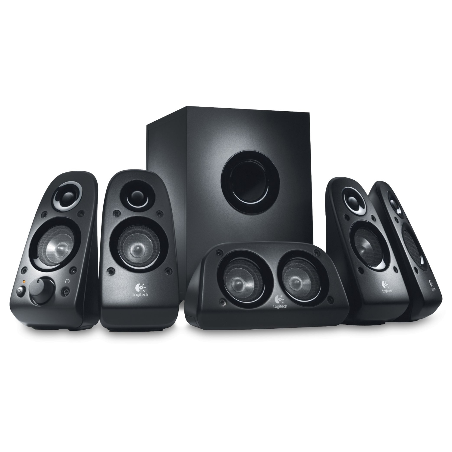 Logitech Z506 Surround Sound Home Theater Speaker System (Refurbished)