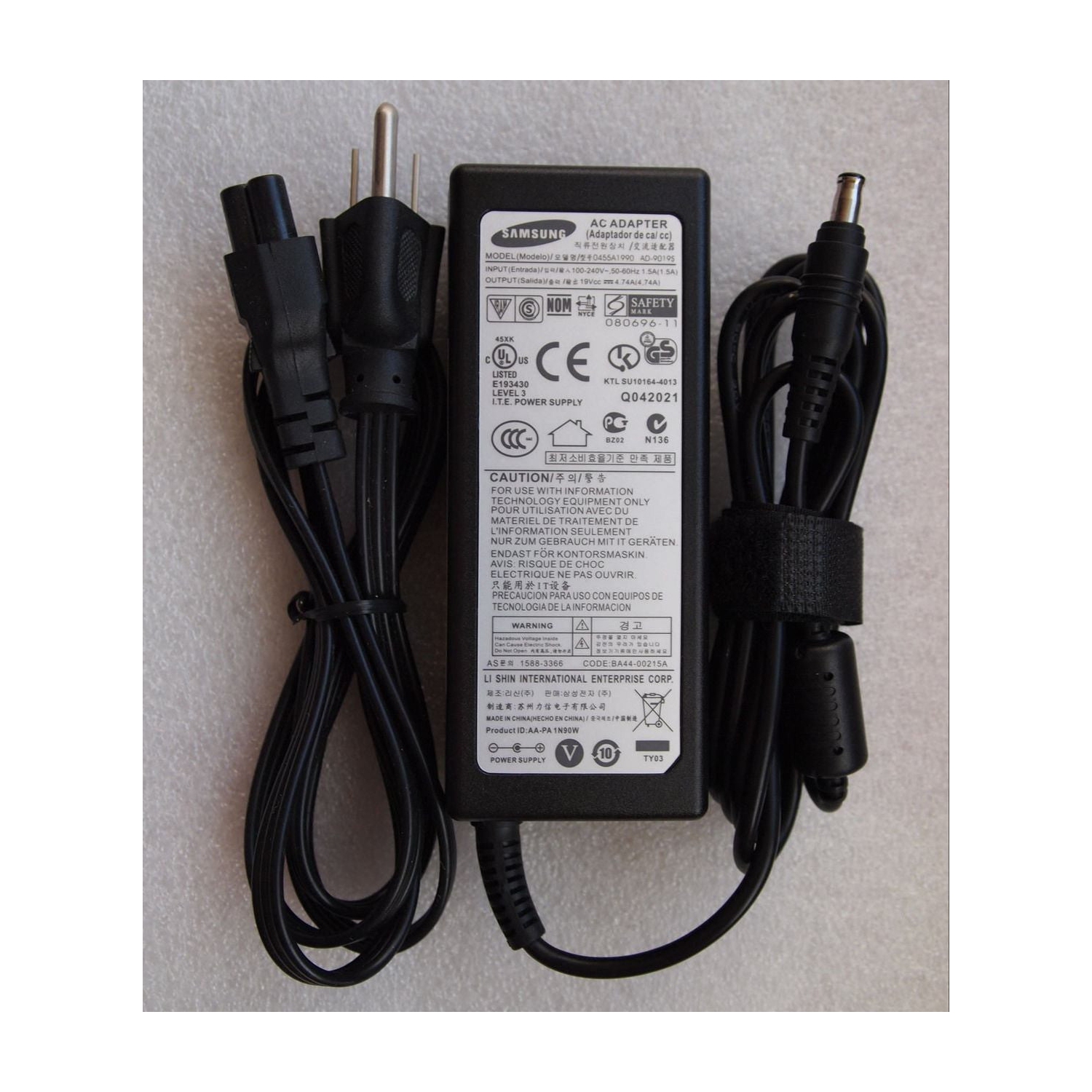Nouveau chargeur d’adaptateur c.a. de 90 W GT6400 GT7000 GT7450 authentique de Samsung