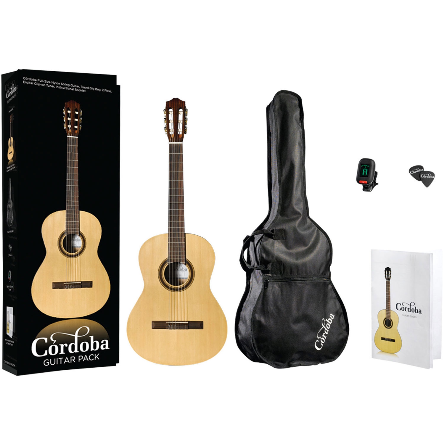 Ensemble avec guitare classique CP100 de Cordoba