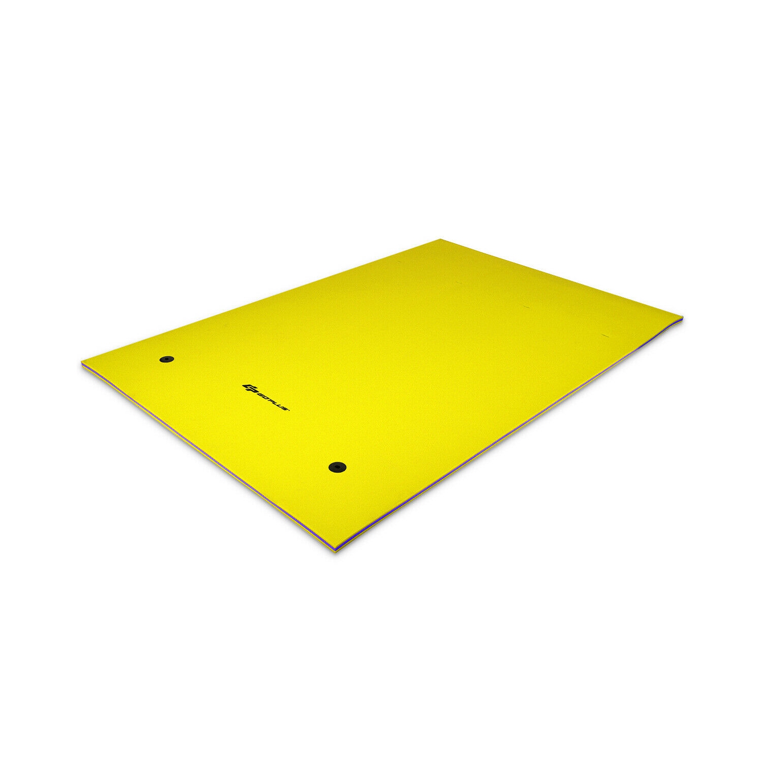 Tapis flottant en mousse à 3 couches de Costway pour relaxer sur l’eau, résistant aux déchirures, 9 x 6 pi