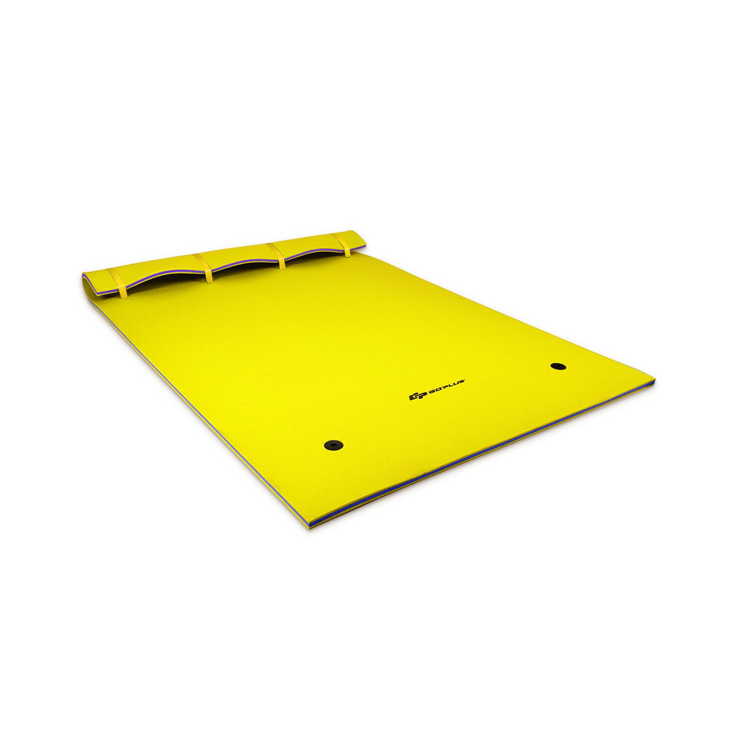 Tapis flottant en mousse à 3 couches de Costway pour relaxer sur l’eau, résistant aux déchirures, 9 x 6 pi