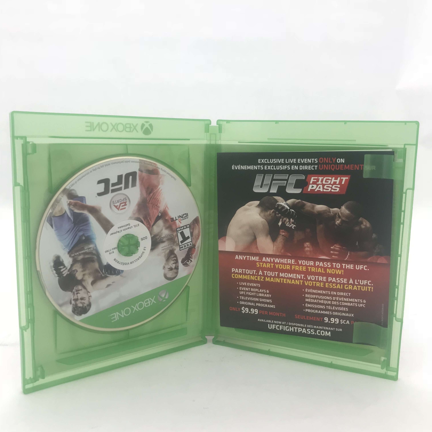 UFC I Xbox One Video Game I Previously Played