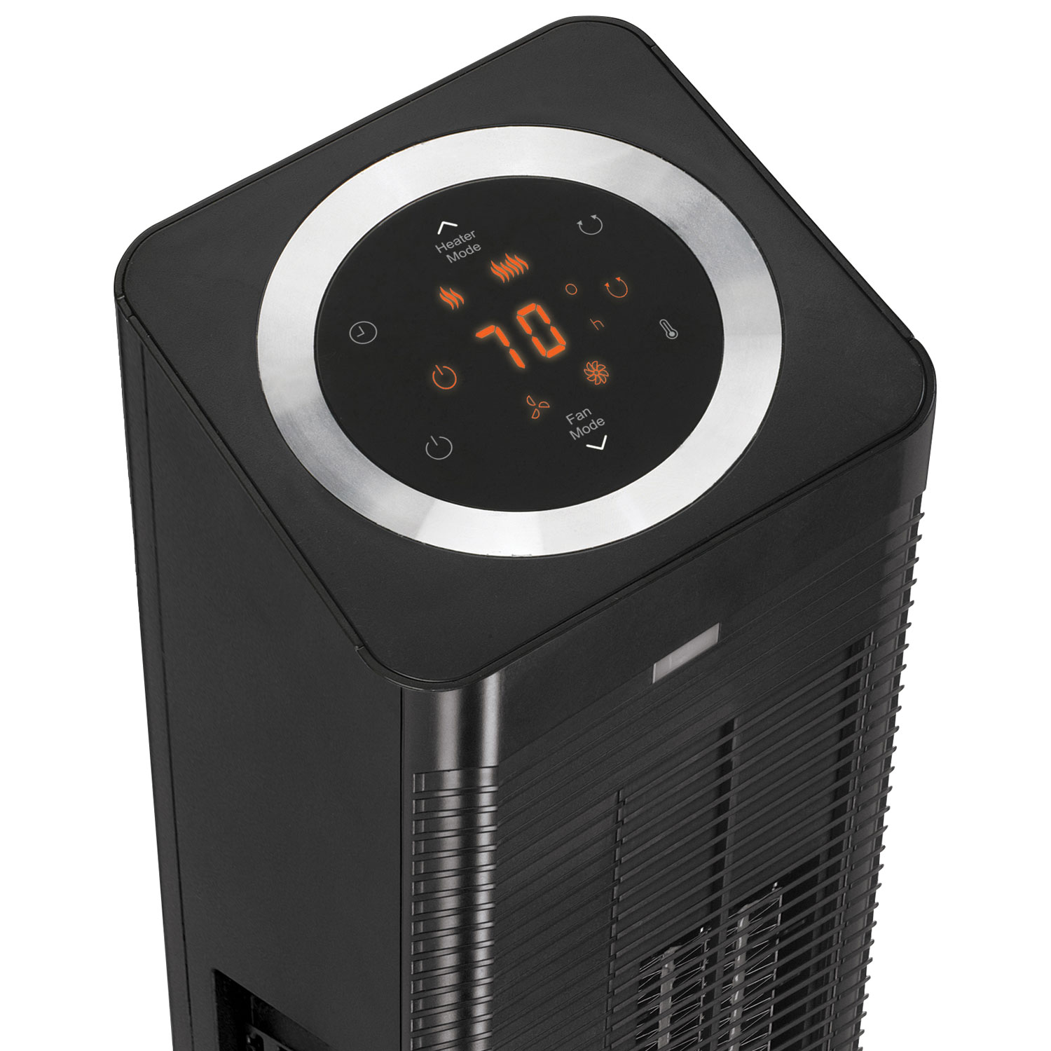 Ventilateur vertical oscillant de PureGuardian - 27 po - Noir