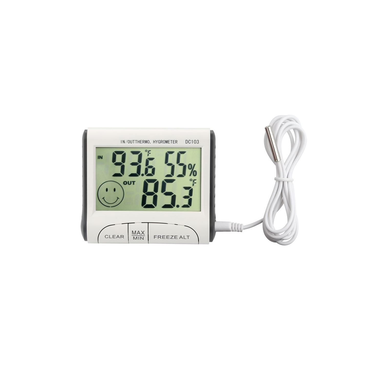 LCD Digital Thermometer Hygrometer Temperature Humidity Meter with Veh –  Hub Loop