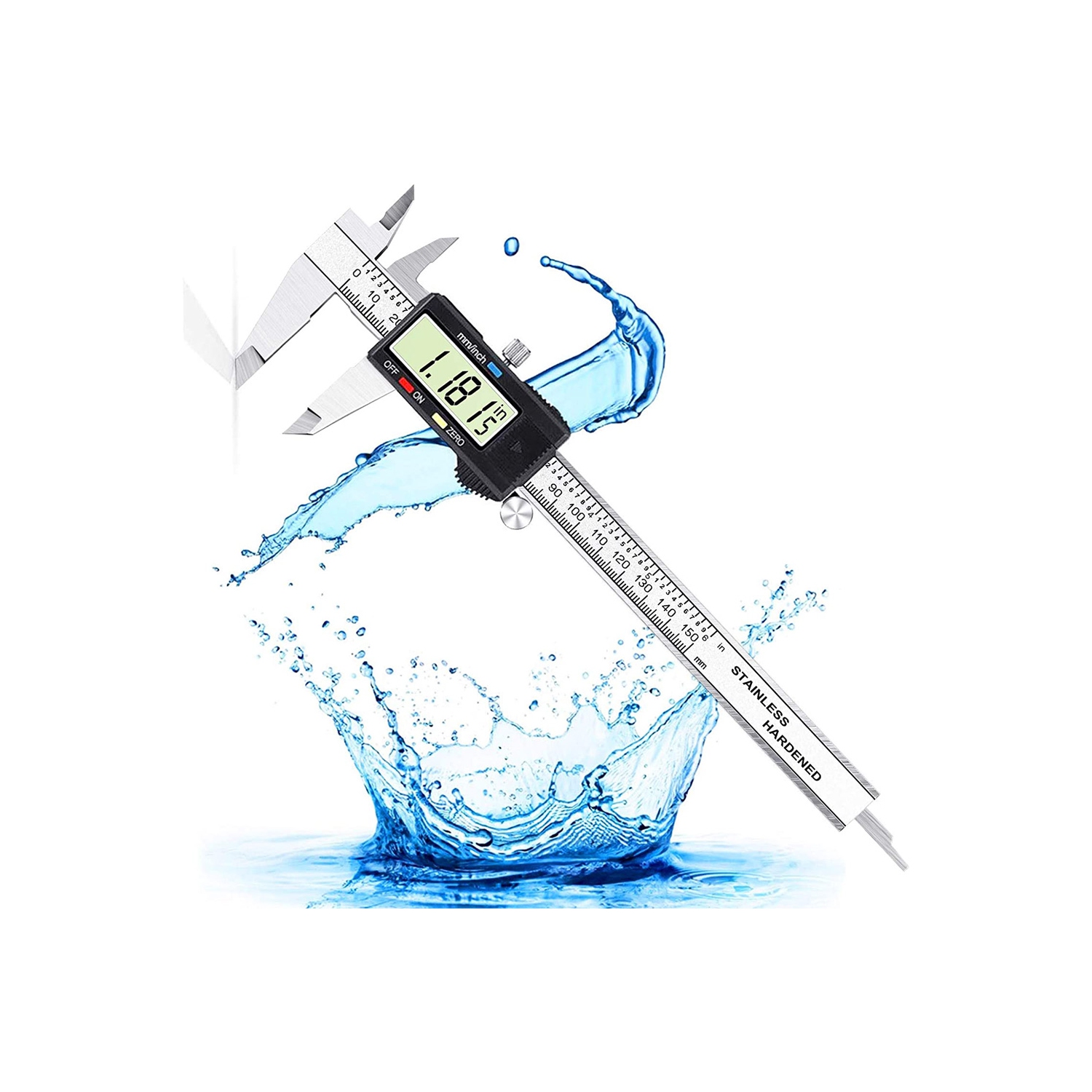 Compas d’épaisseur numérique ACL 150 mm 6 po, micromètre à vernier, axGear