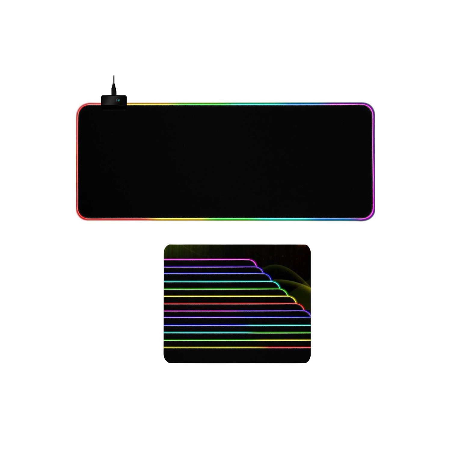 axGear Gaming Mouse Pad RGB LED Light Switching for Computer Laptop Large