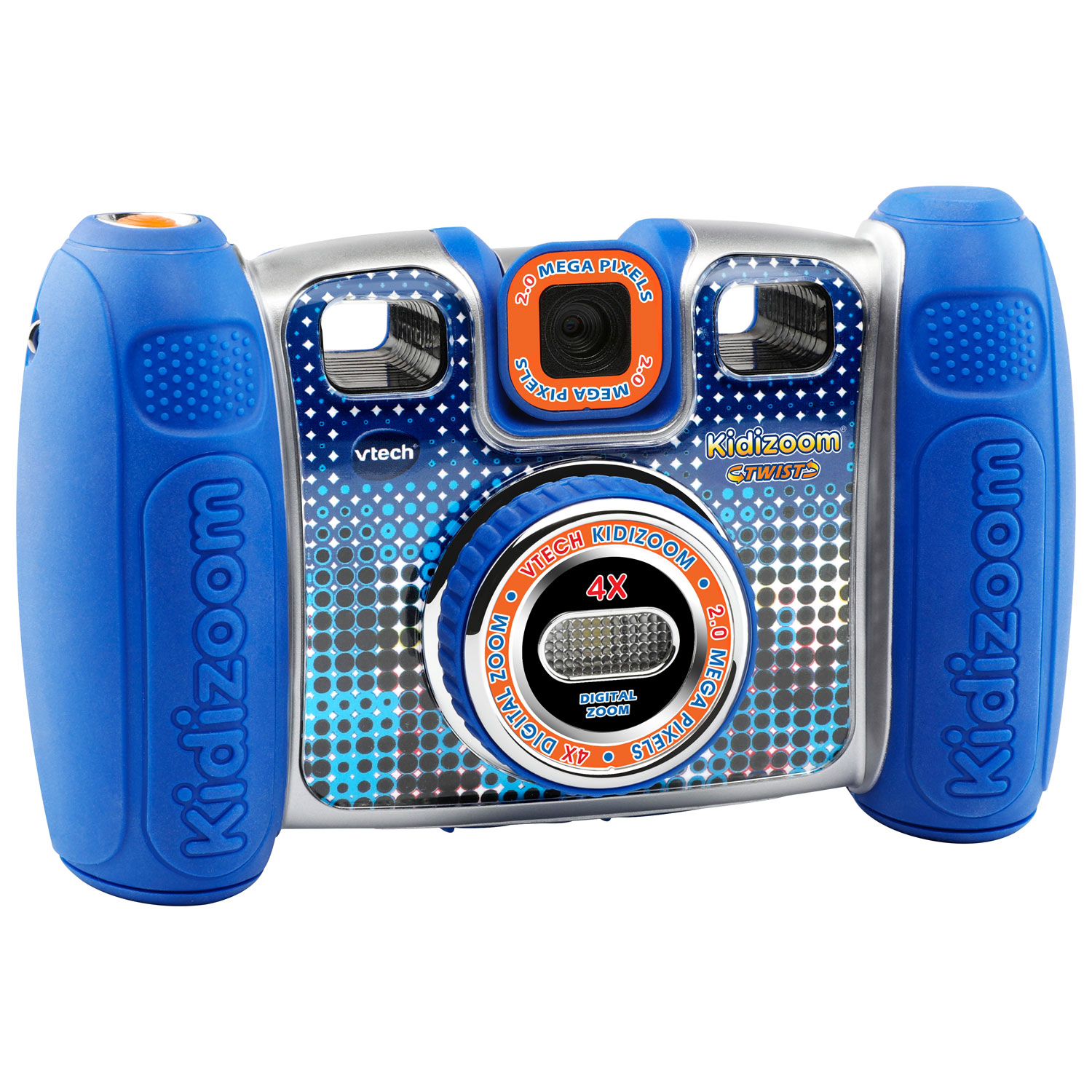 VTech KidiZoom Print Cam Blue - Instant shot kids camera with push  function, selfie and video function, effects, games and much more. For  children