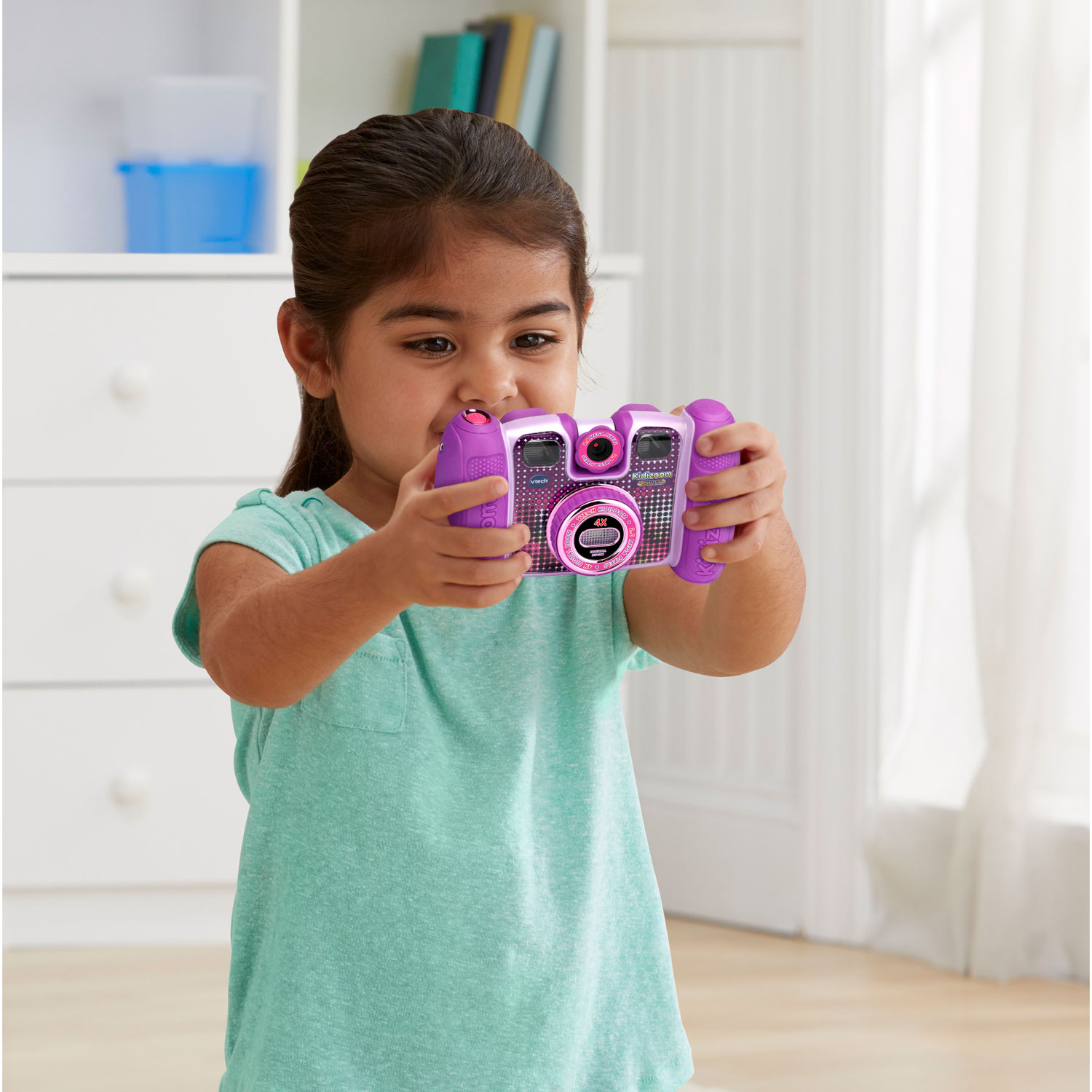 Appareil photo numérique de 2 Mpx avec zoom optique 4x Kidizoom Twist de VTech - Rose
