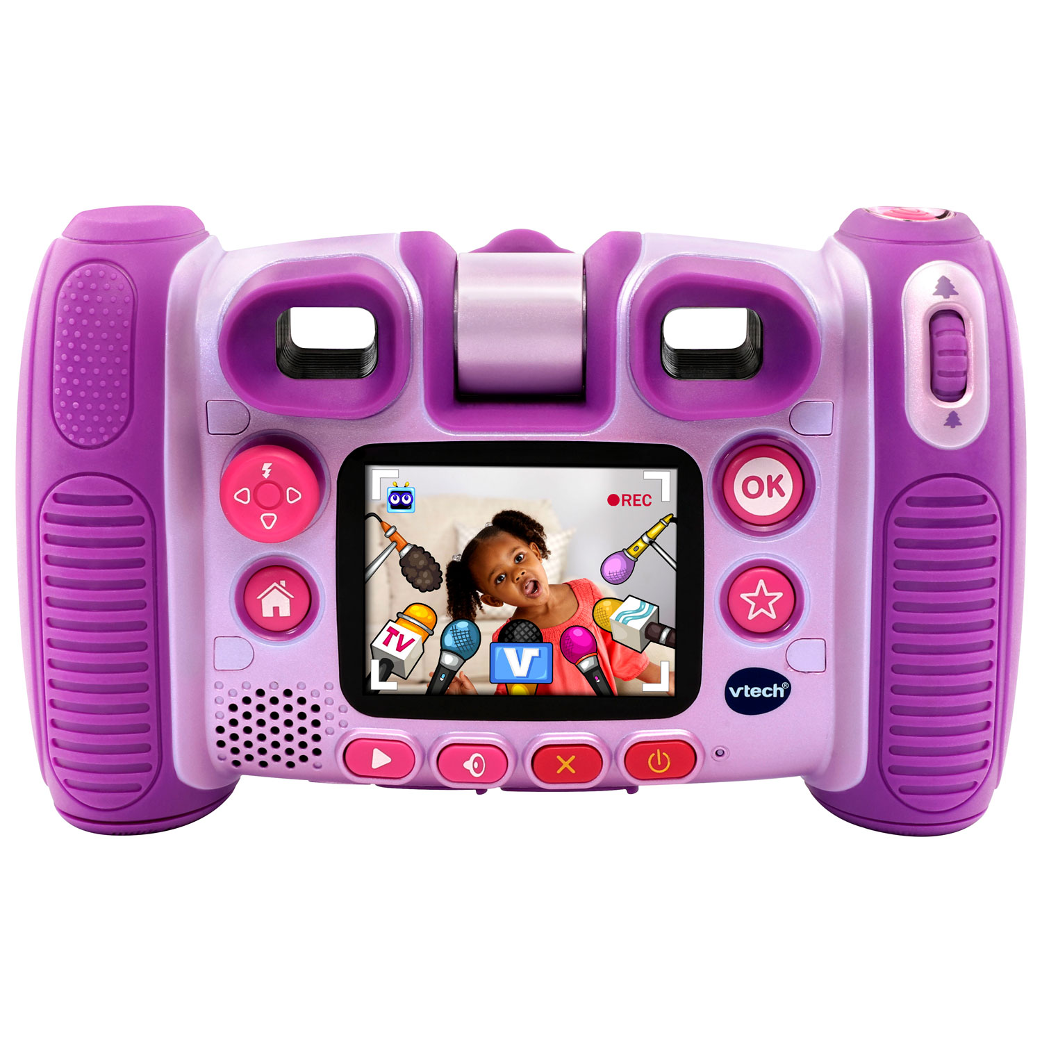 Appareil photo numérique de 2 Mpx avec zoom optique 4x Kidizoom Twist de VTech - Rose